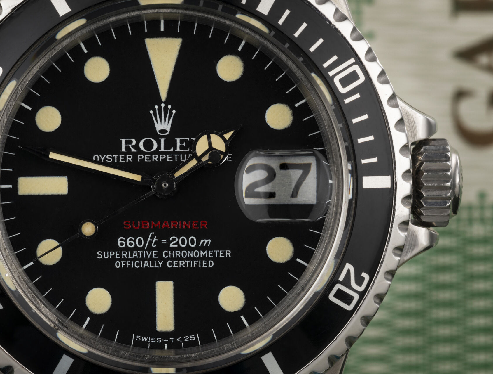 ref 1680 | 1680 - Red Writing | Rolex Submariner Date