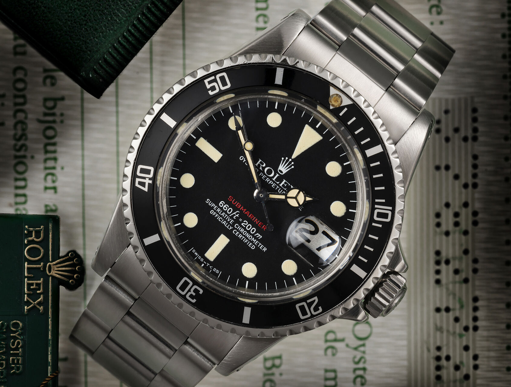 ref 1680 | 1680 - Red Writing | Rolex Submariner Date