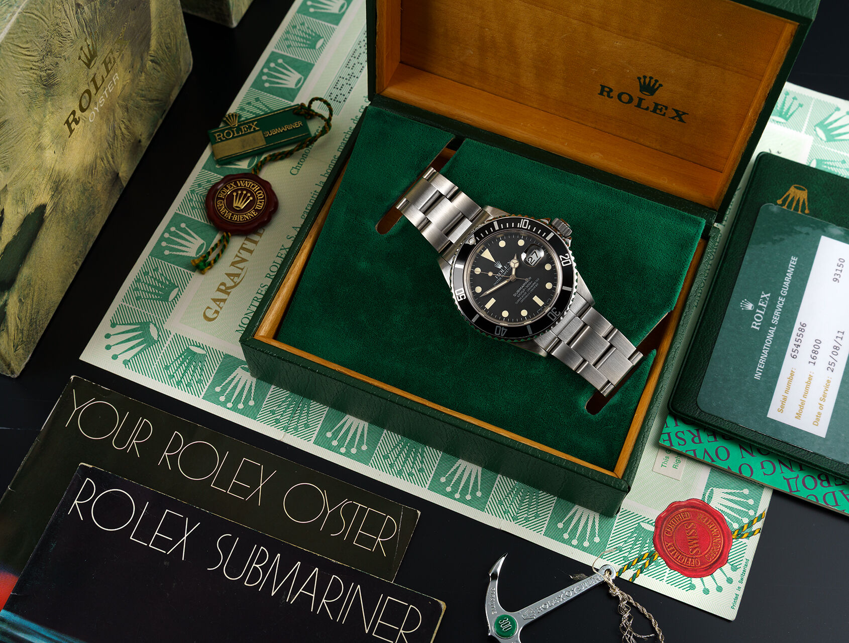 ref 16800 | 16800 - Box & Papers | Rolex Submariner Date