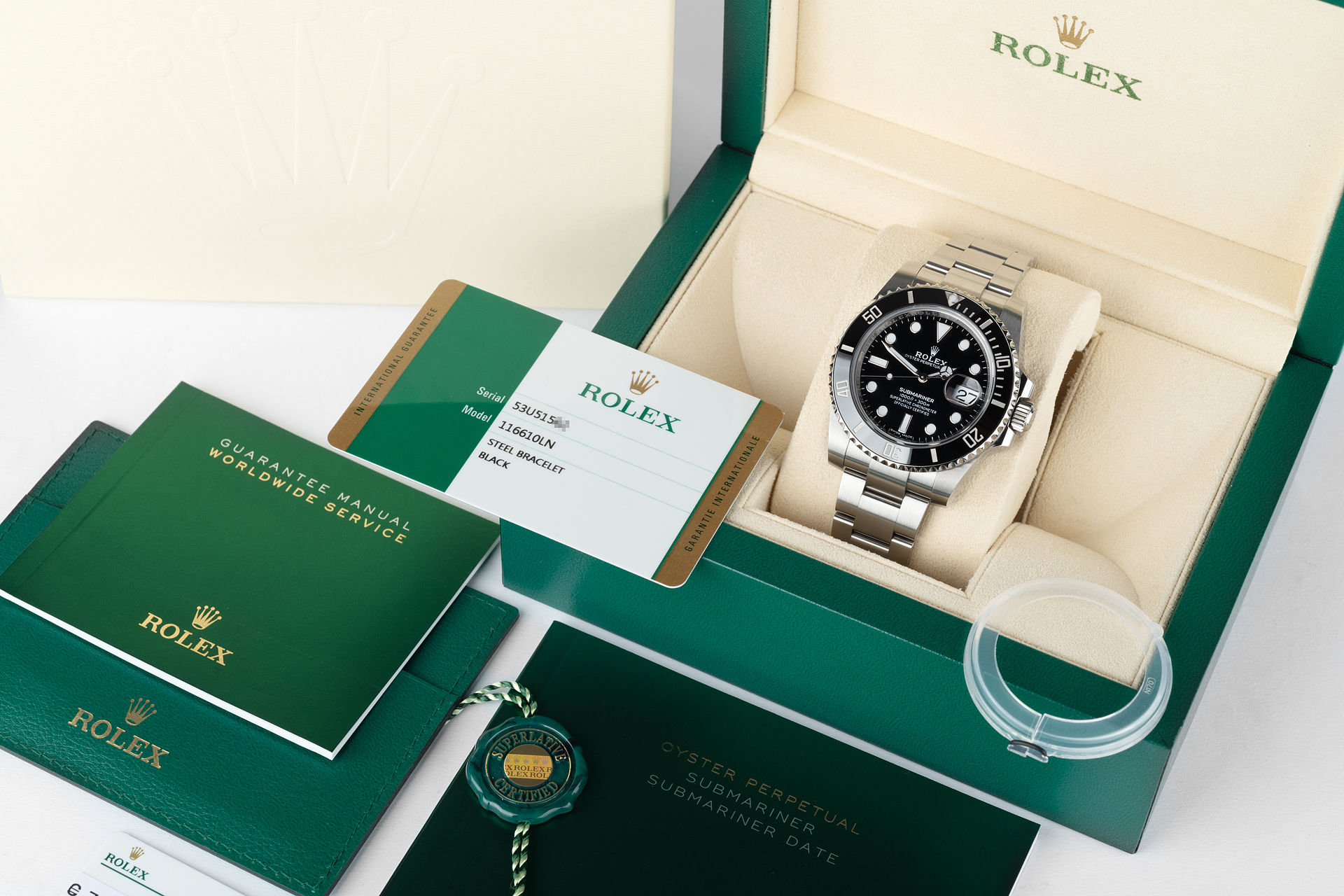 ref 116610LN | 5 Year Rolex Warranty  | Rolex Submariner Date