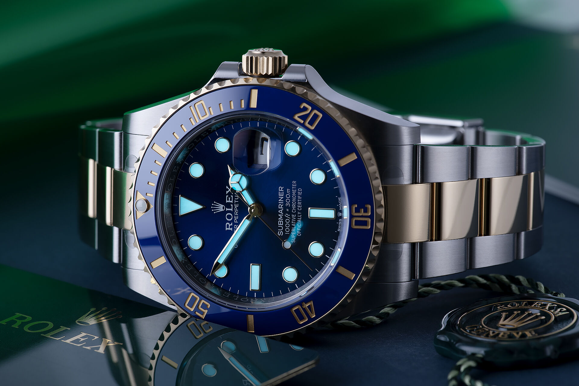 ref 126613LB | 18ct Gold & Steel | Rolex Submariner Date