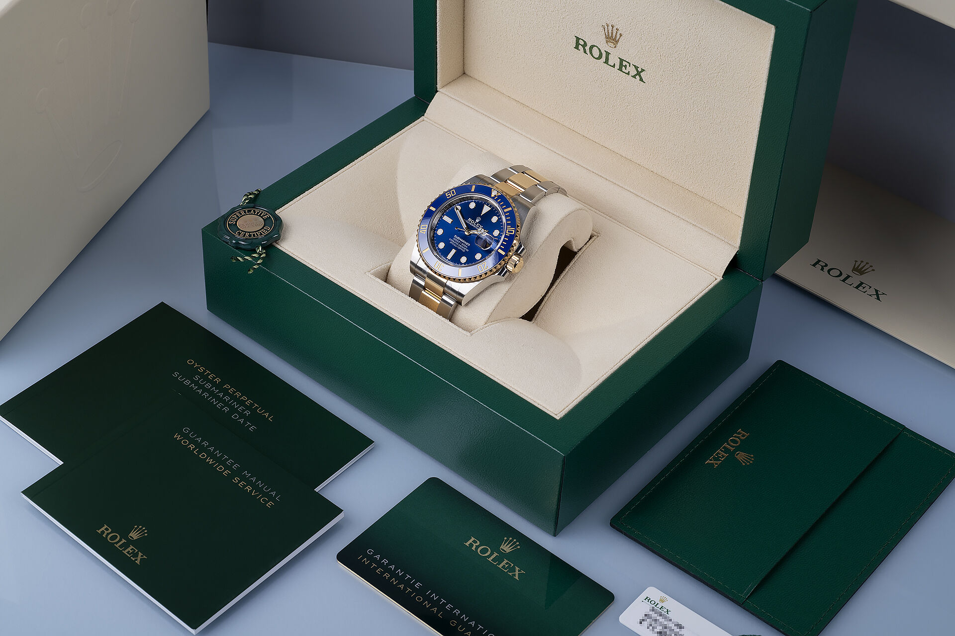 ref 126613LB | 18ct Gold & Steel | Rolex Submariner Date