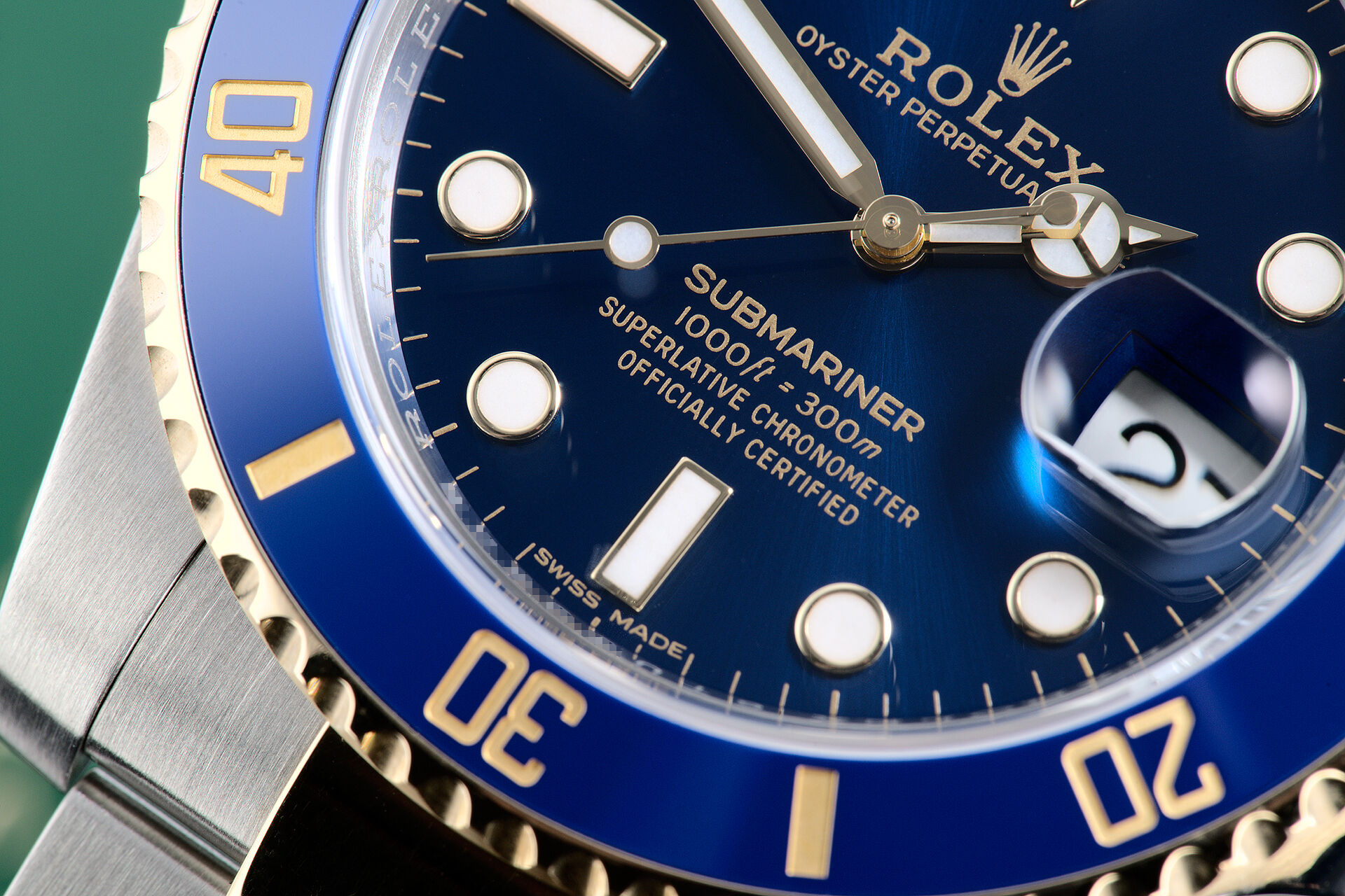 rolex submariner blue 2018