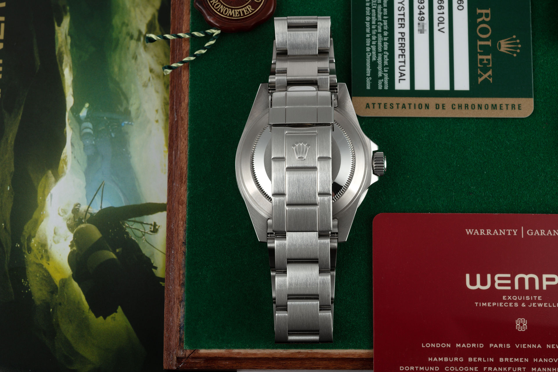 Rolex Submariner Date Watches Ref lv Anniversary Model Full Set The Watch Club