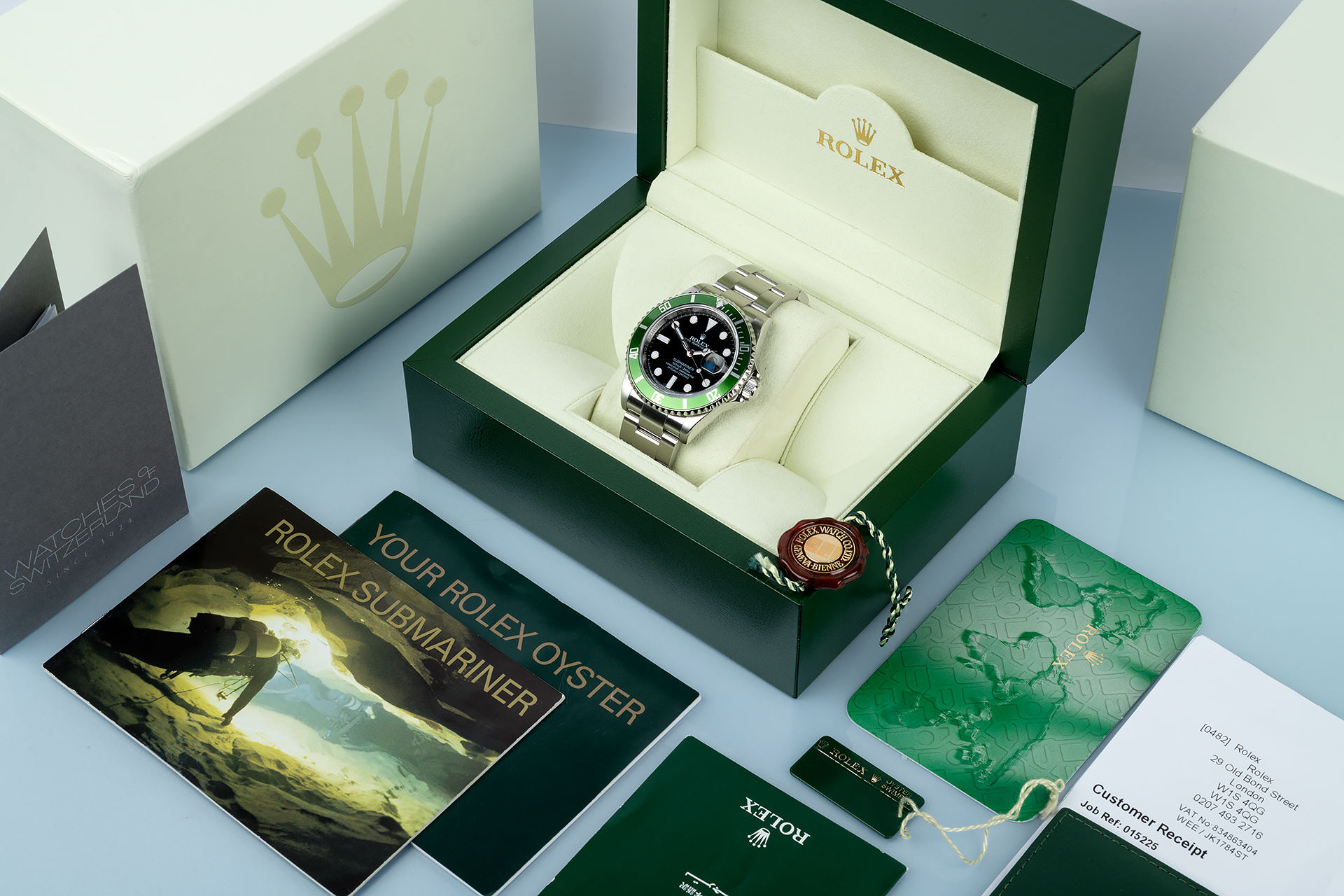 ref 16610LV | 'Kermit' Serviced By Rolex  | Rolex Submariner Date