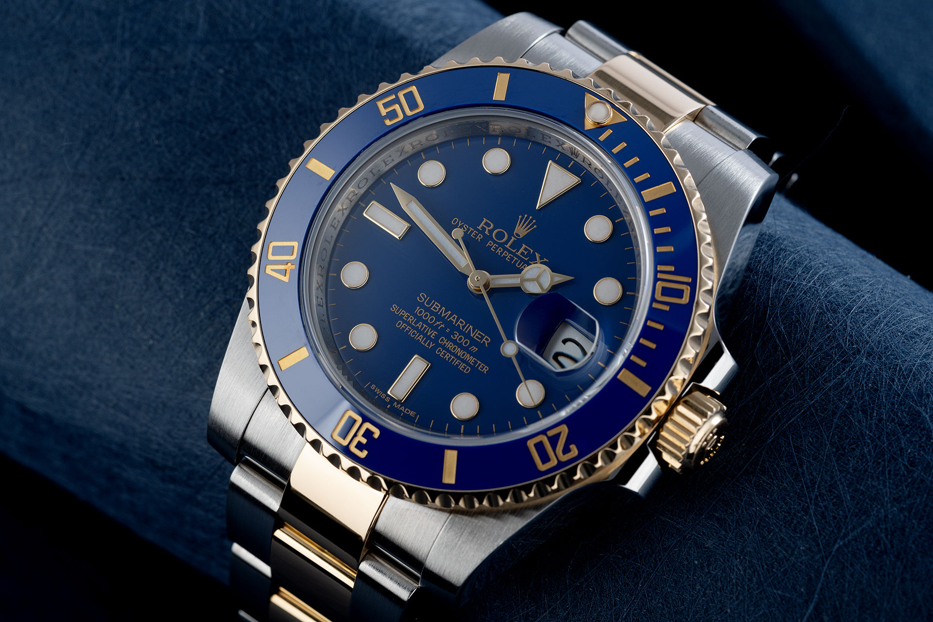 ref 116613LB | Blue Dial 'Box & Certificate' | Rolex Submariner Date