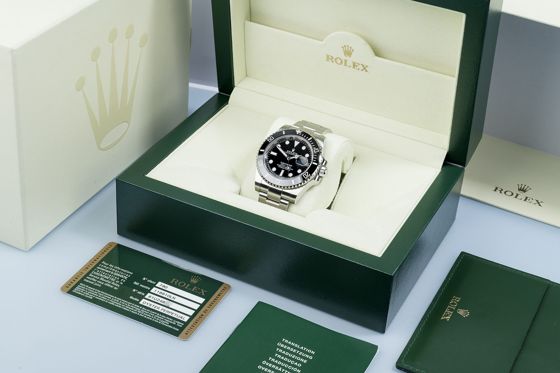 ref 116610LN | Box & Certificate | Rolex Submariner Date