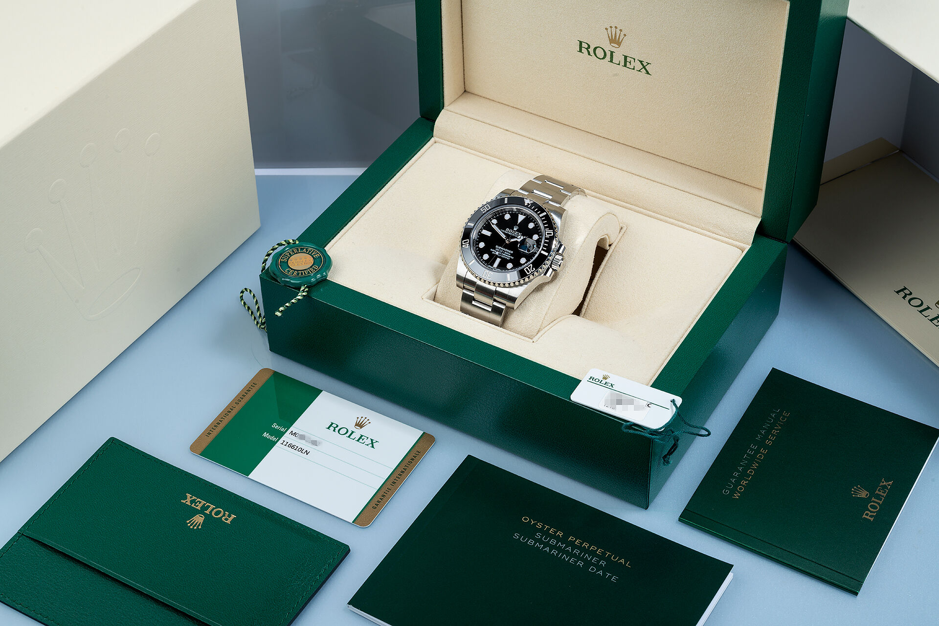 ref 116610LN | Box & Certificate | Rolex Submariner Date