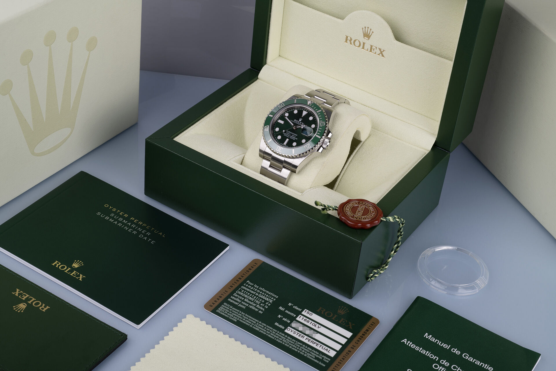 ref 116610LV | Box & Certificate | Rolex Submariner Date