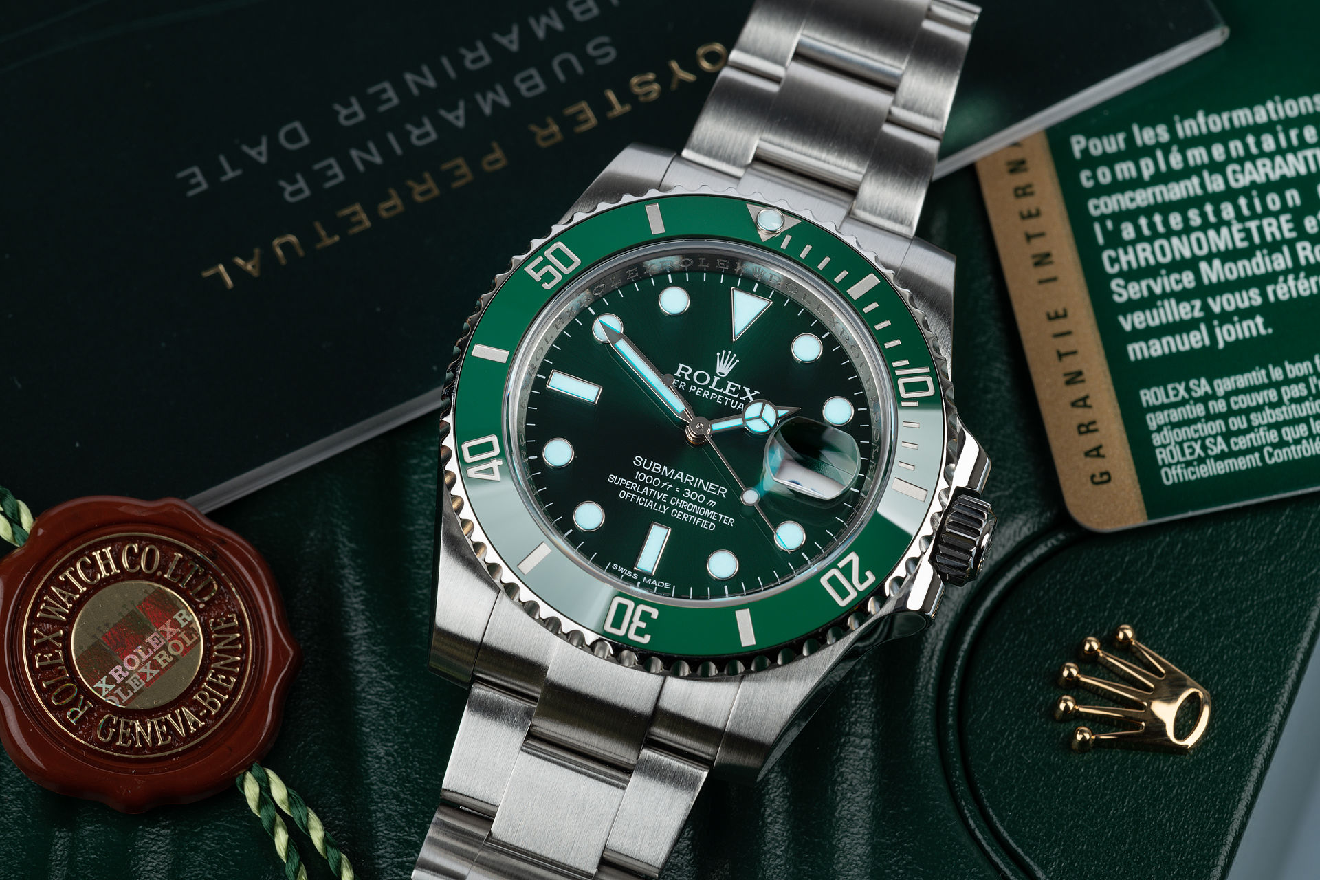 Box & Certificate | ref 116610LV | Rolex Submariner Date