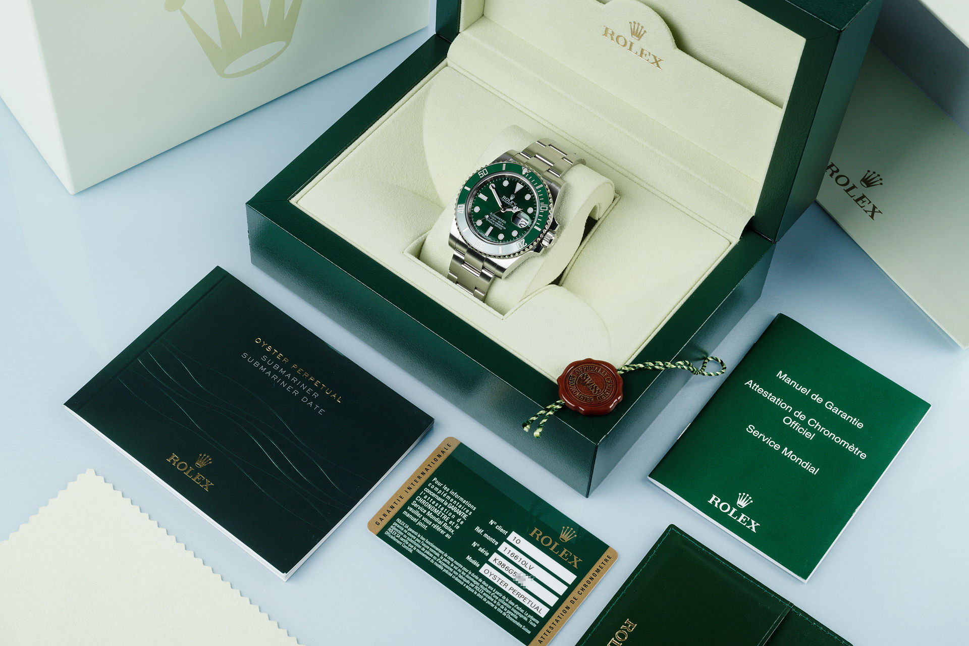 Box & Certificate | ref 116610LV | Rolex Submariner Date