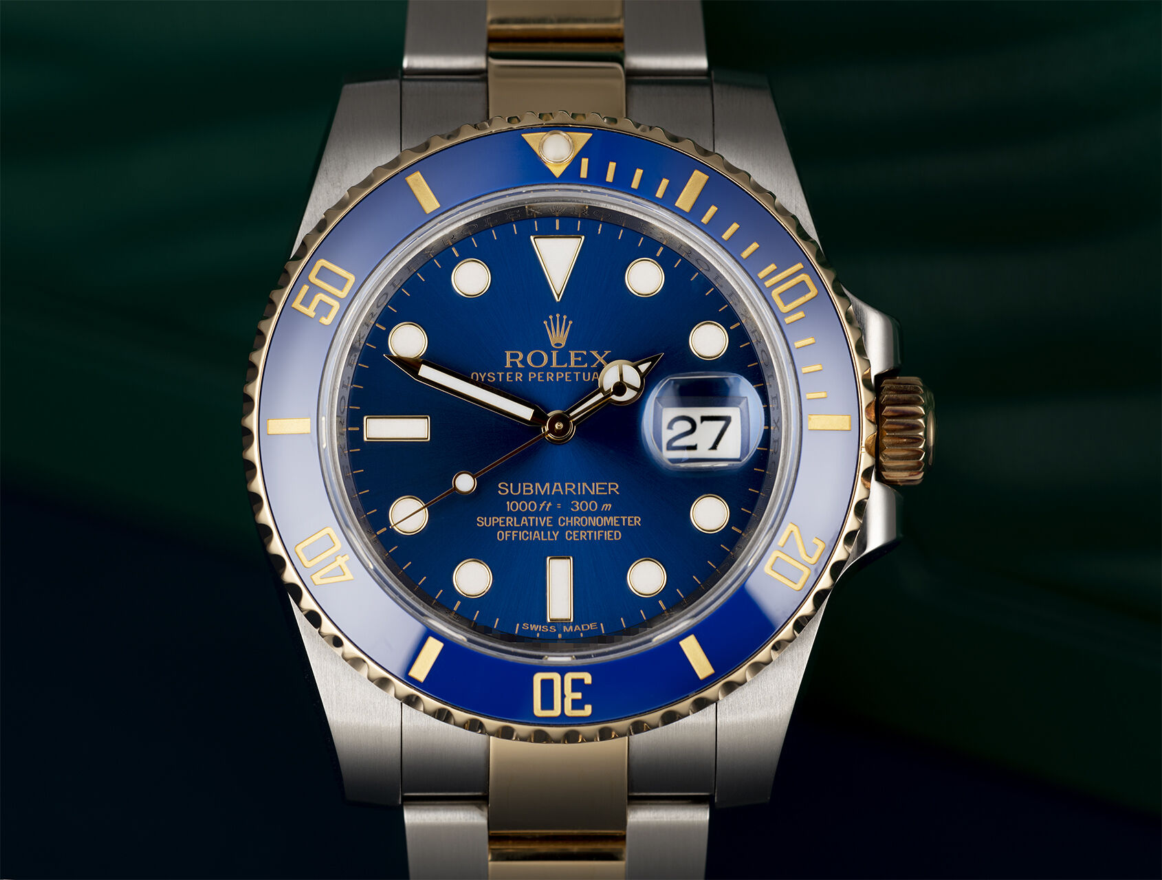 ref 116613LB | Box & Certificate | Rolex Submariner Date