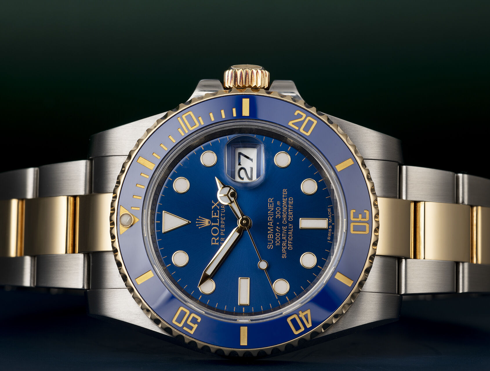 ref 116613LB | Box & Certificate | Rolex Submariner Date