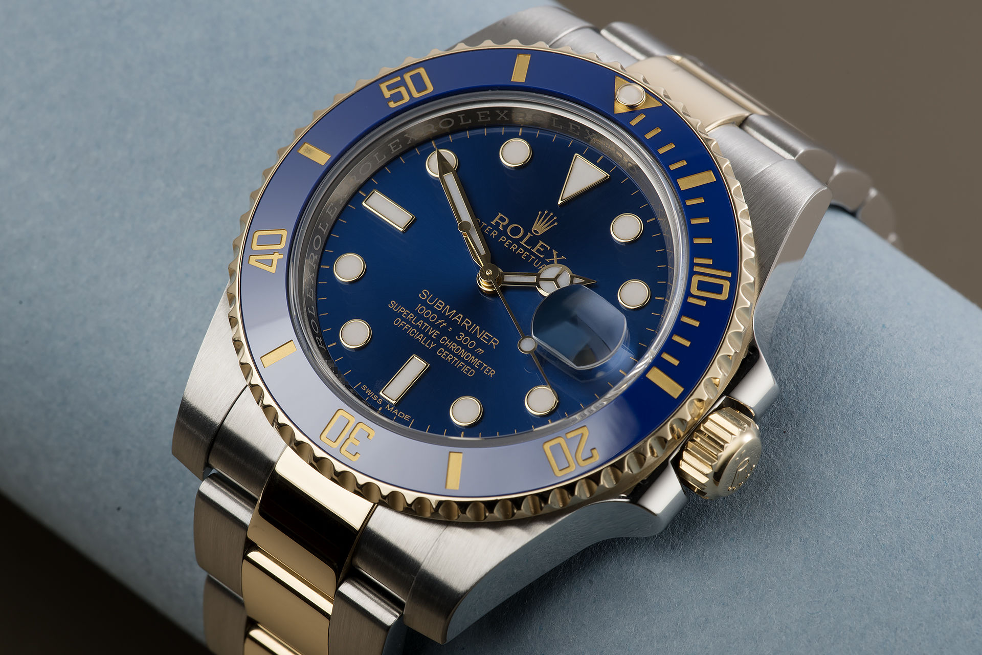 ref 116613LB | Box & Certificate | Rolex Submariner Date