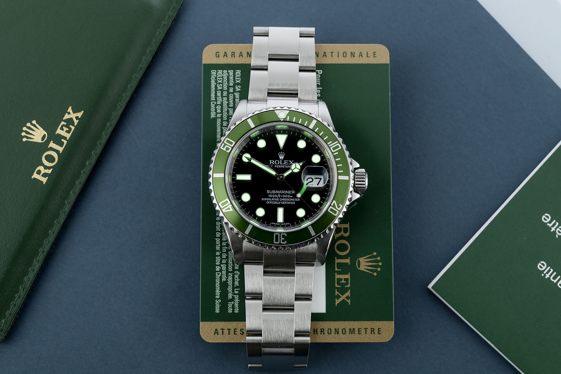 ref 16610LV | Olive Green 'RRR' Bezel | Rolex Submariner Date