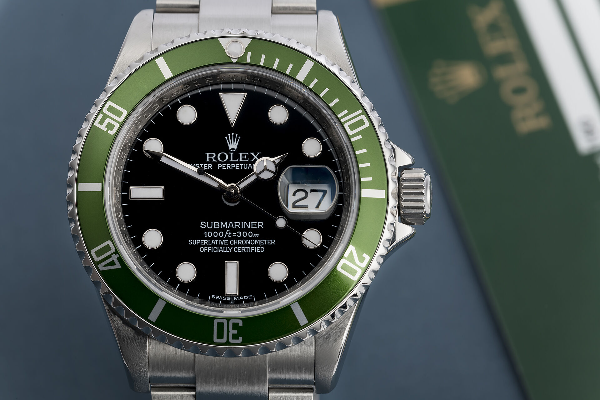 ref 16610LV | Olive Green 'RRR' Bezel | Rolex Submariner Date