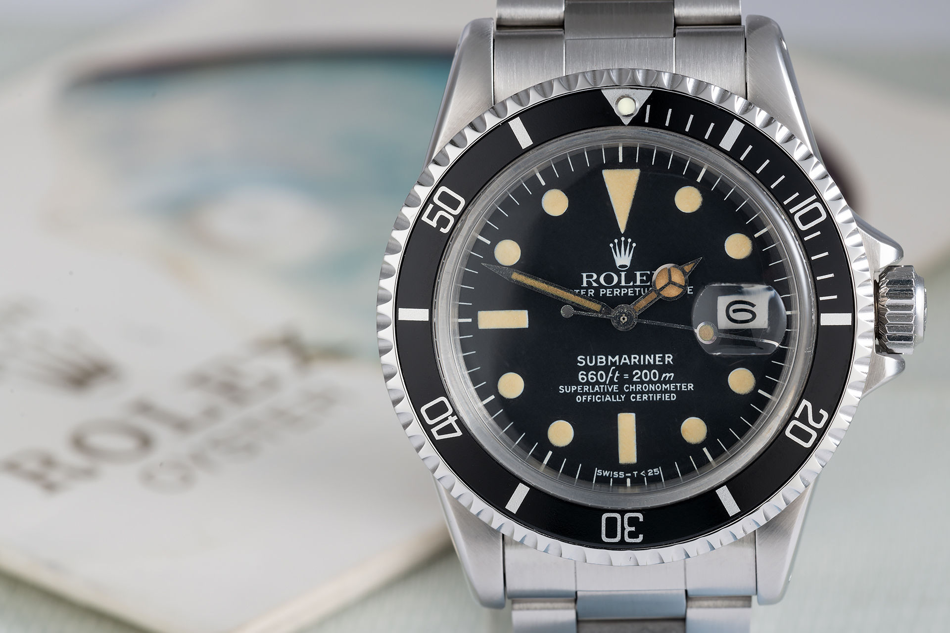 ref 1680 | Box & Certificate | Rolex Submariner Date