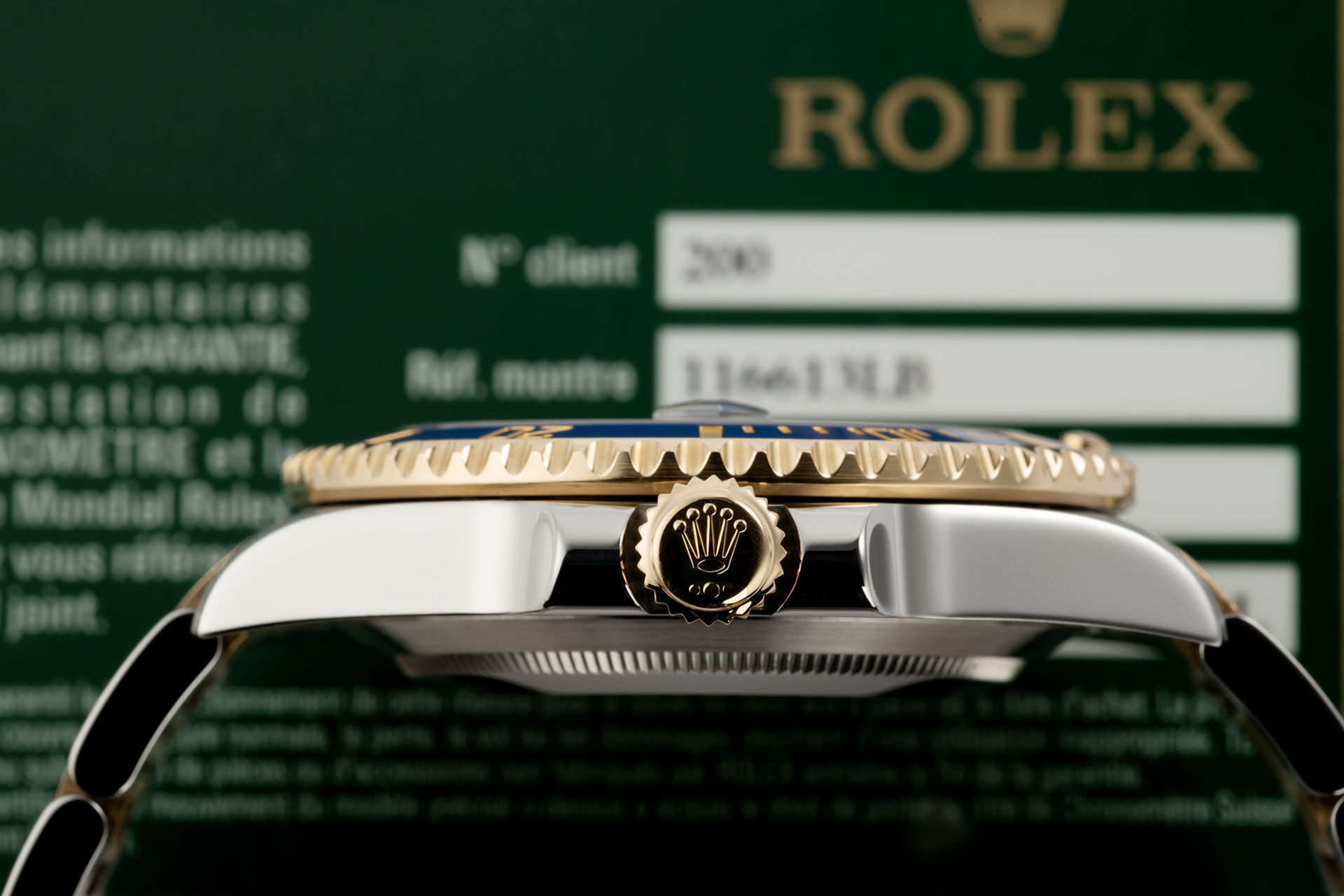 "Box & Papers" | ref 116613LB | Rolex Submariner Date