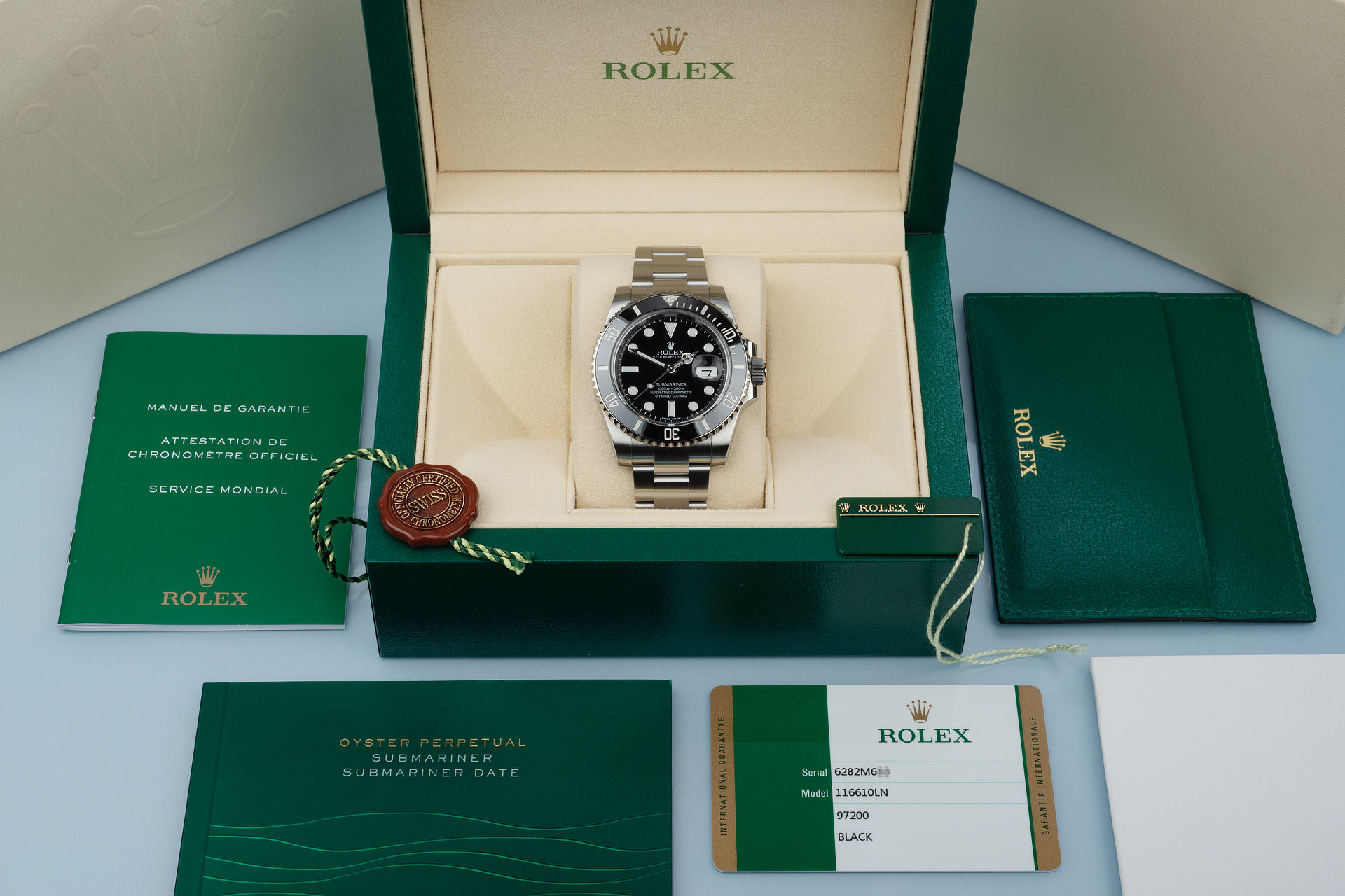 ref 116610LN | 'Cerachrom' Full Set | Rolex Submariner Date