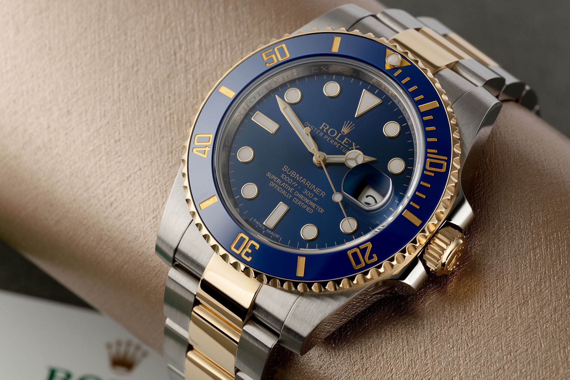 ref 116613LB | Ceramic Model 'Gold & Steel ' | Rolex Submariner Date