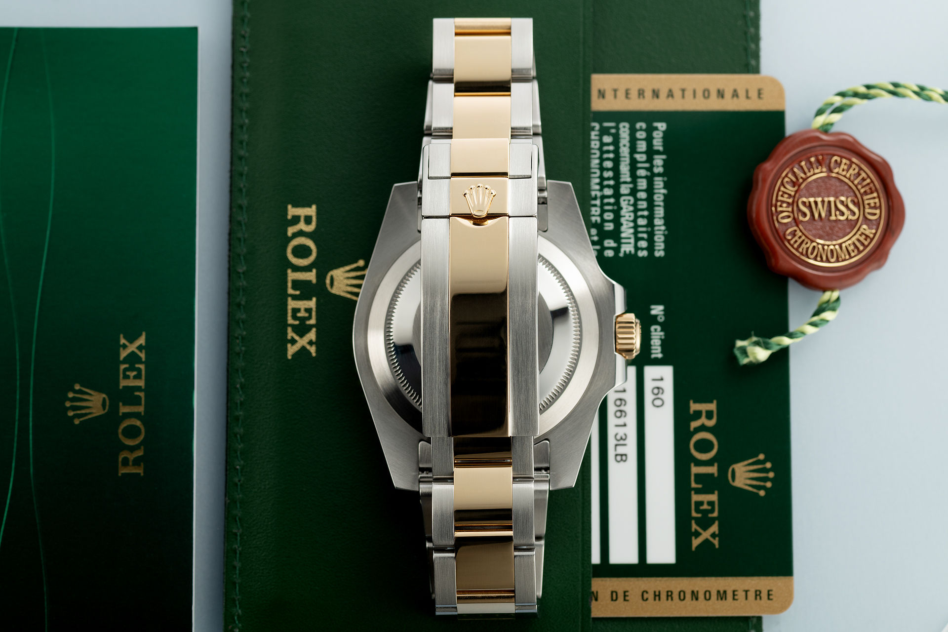 ref 116613LB | Ceramic Model 'Gold & Steel ' | Rolex Submariner Date