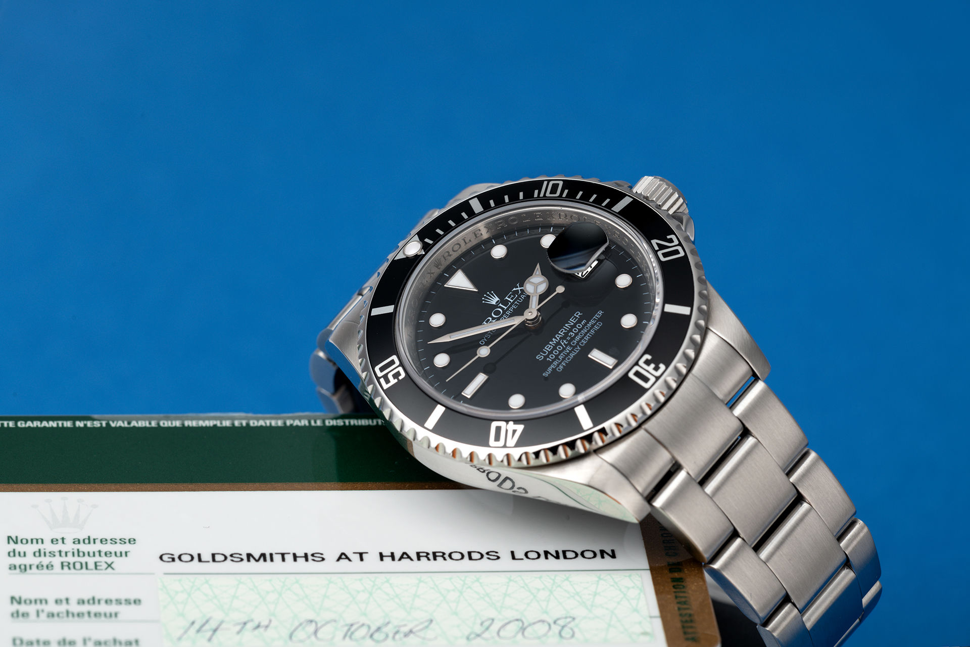 ref 16610 | Complete Set 'Harrods' | Rolex Submariner Date