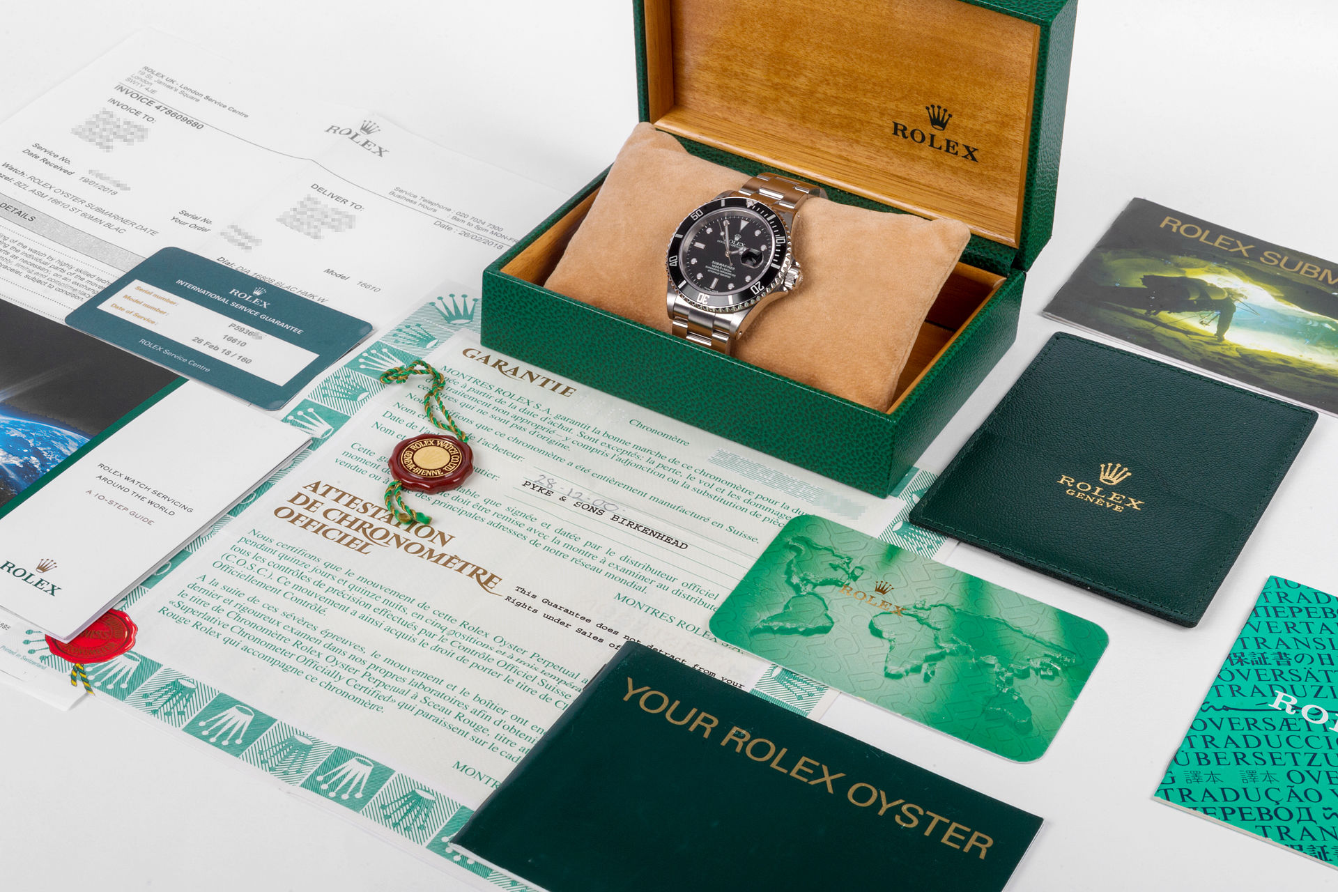 ref 16610 | Rolex Warranty to 2020 | Rolex Submariner Date