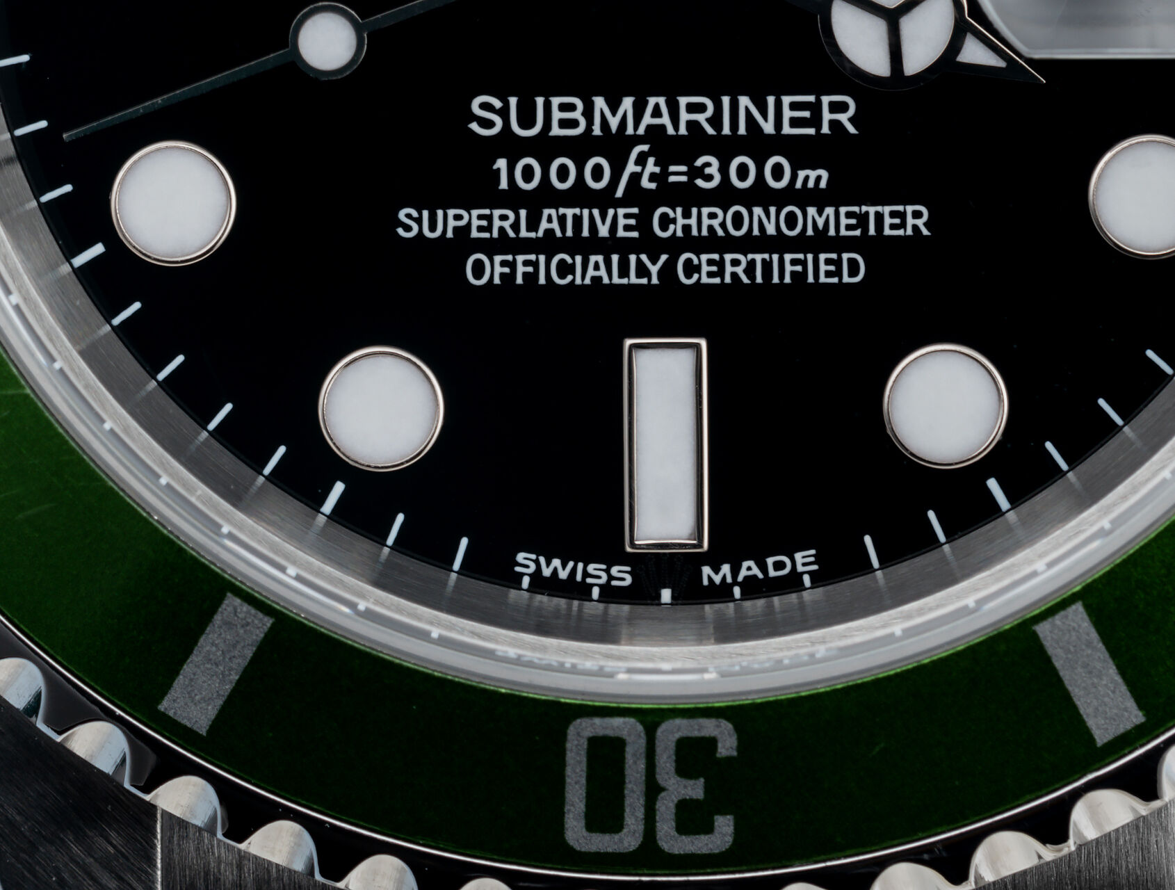 ref 16610LV | 'Early F Series' Olive bezel | Rolex Submariner Date