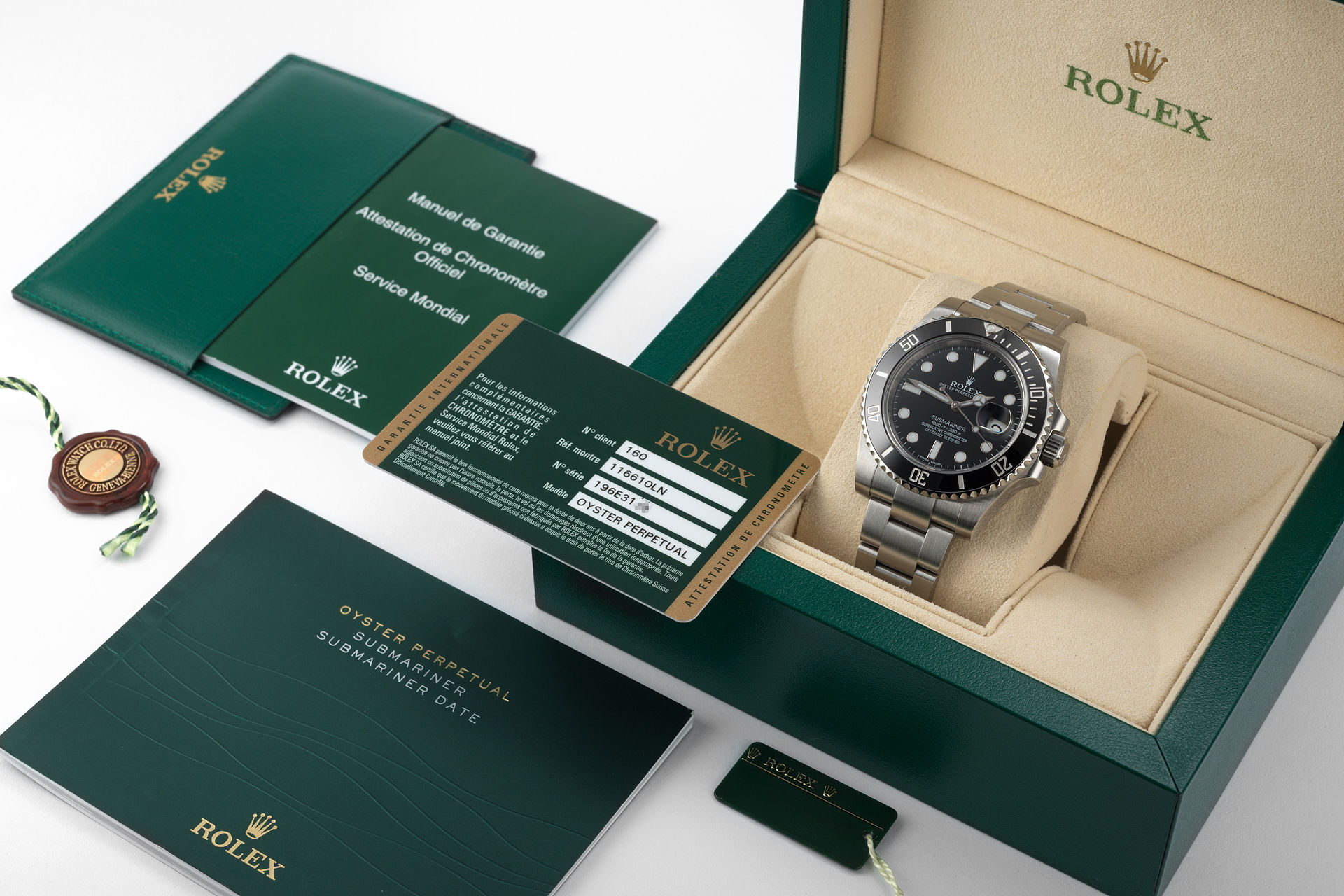 ref 116610LN | 'Full Set' Cerachrom Bezel | Rolex Submariner Date