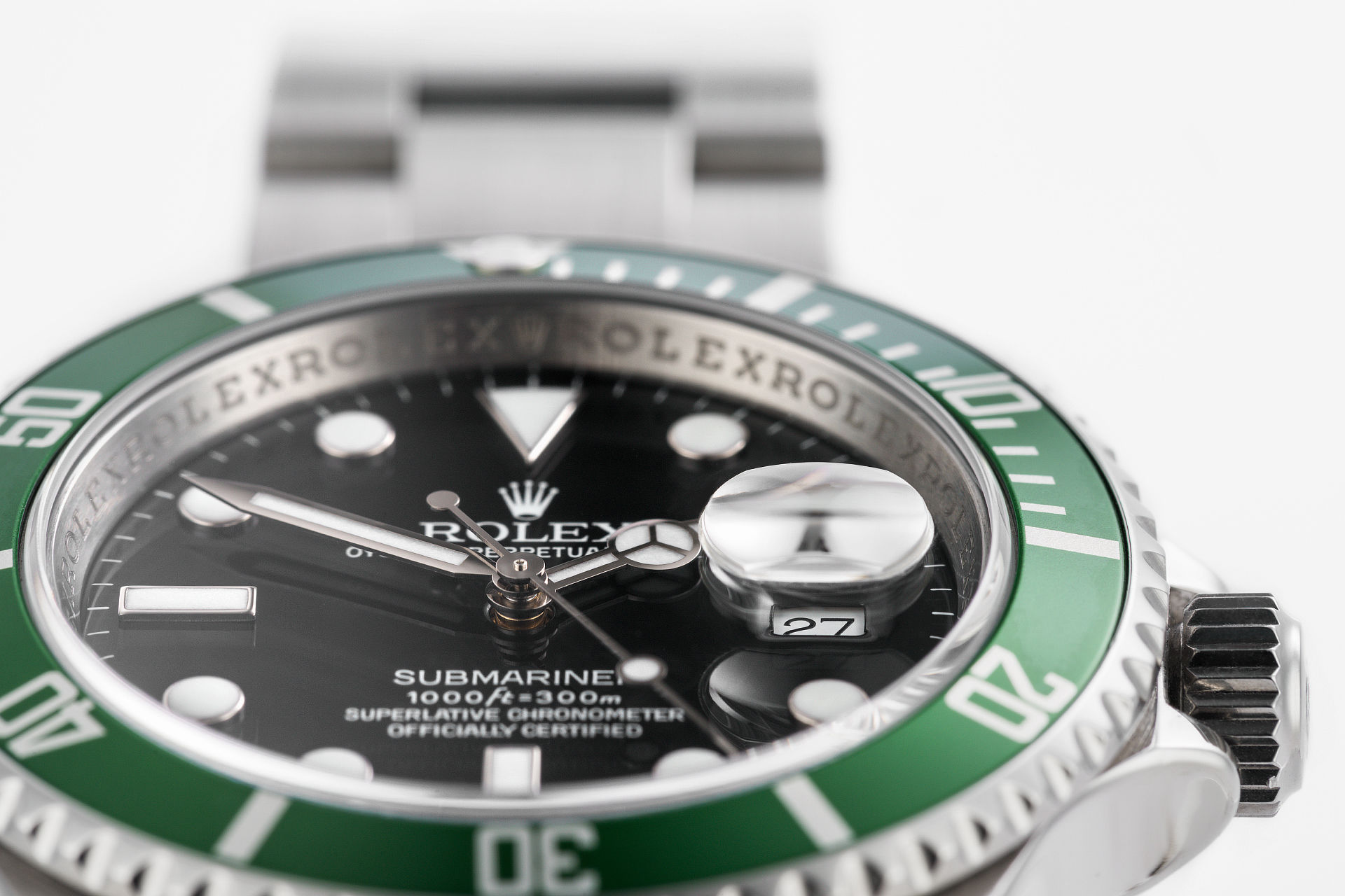 ref 16610LV | Full Set 'Kermit' | Rolex Submariner Date