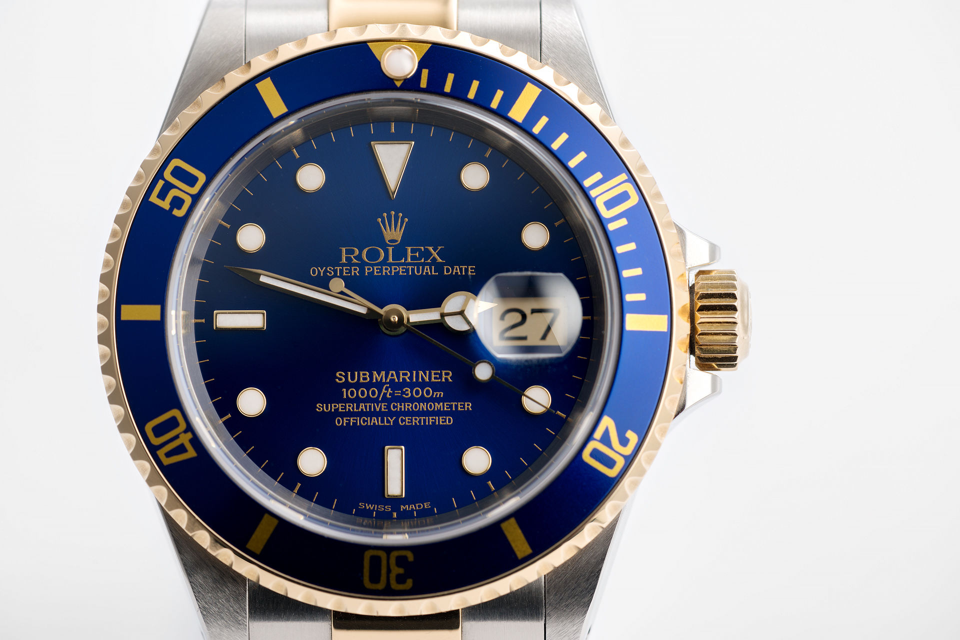 ref 16613 | Full Set 'Never Polished' | Rolex Submariner Date