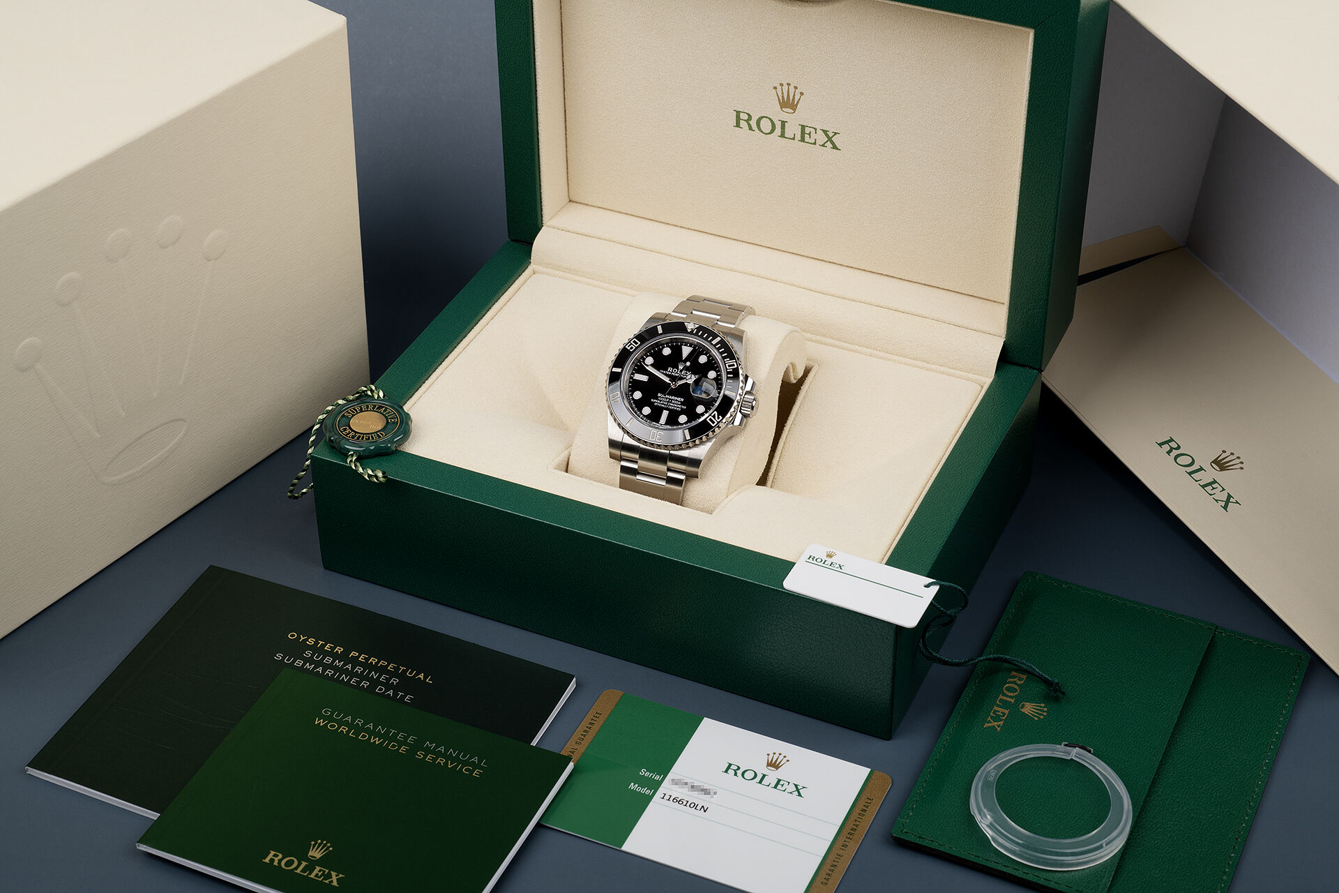 ref 116610LN | Box & Certificate | Rolex Submariner Date