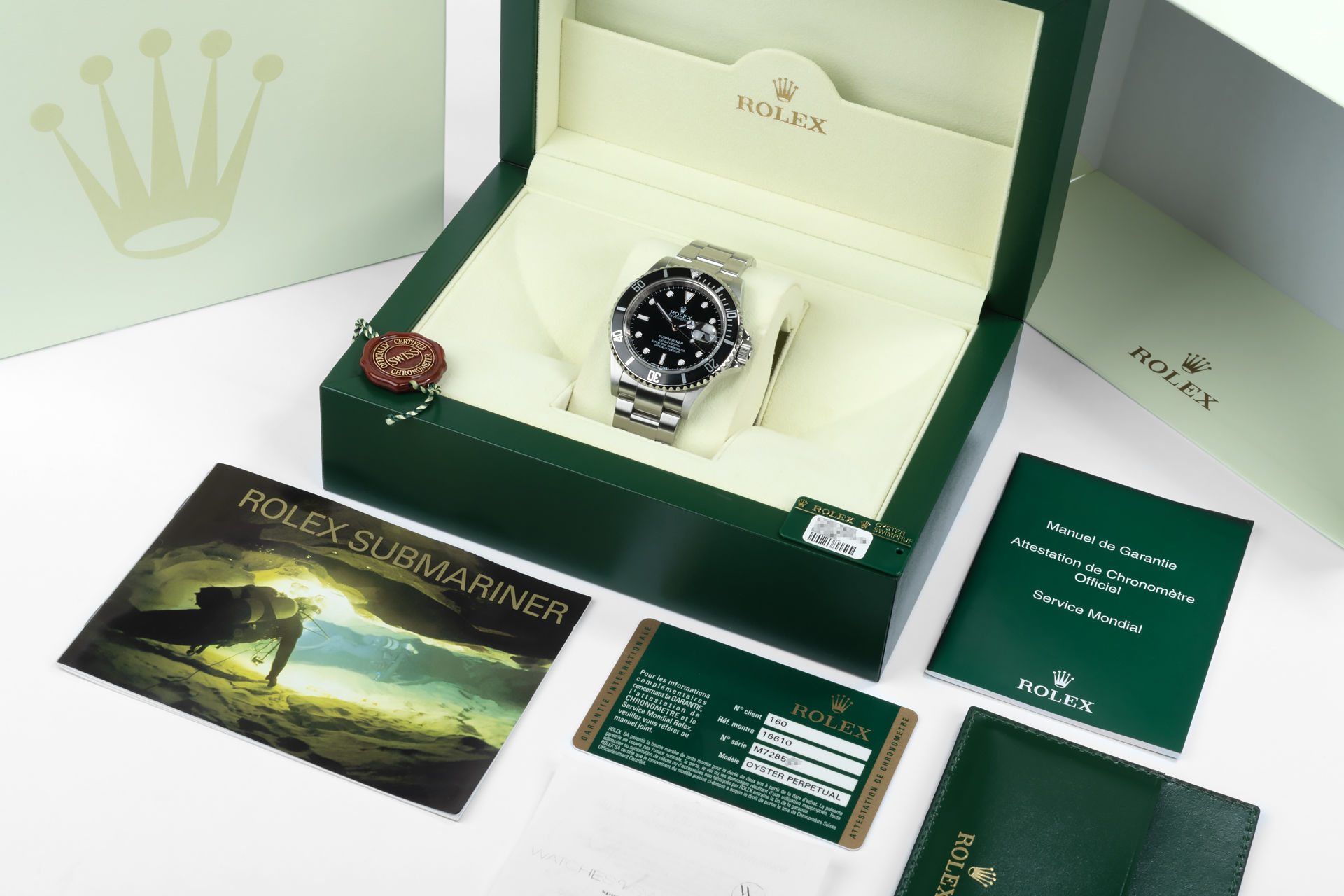 ref 16610 | Full Set 'RRR Bezel' | Rolex Submariner Date