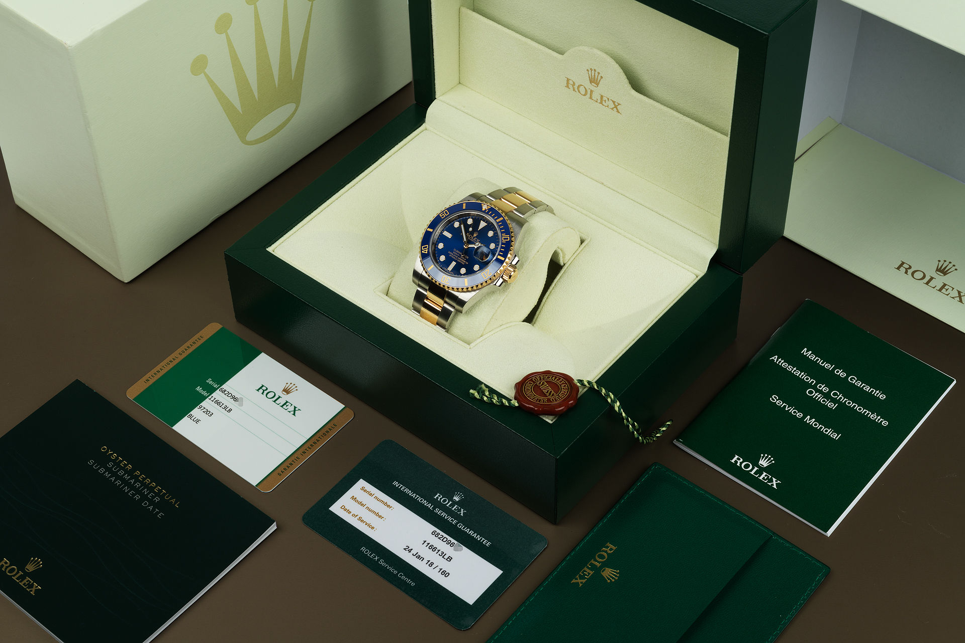 ref 116613LB | Under Rolex Warranty | Rolex Submariner Date