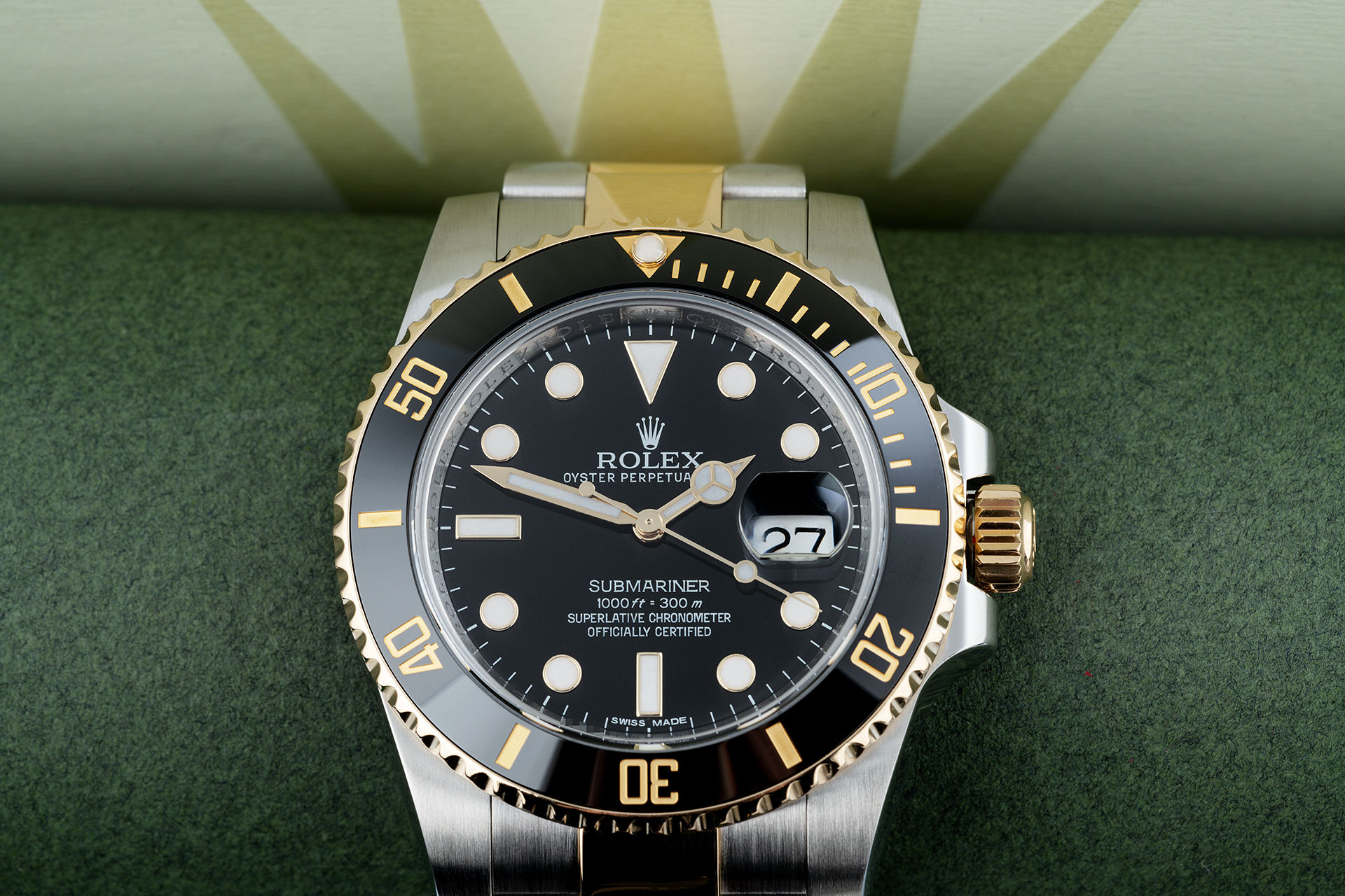 ref 116613LN | Gold & Steel 'Complete Set' | Rolex Submariner Date