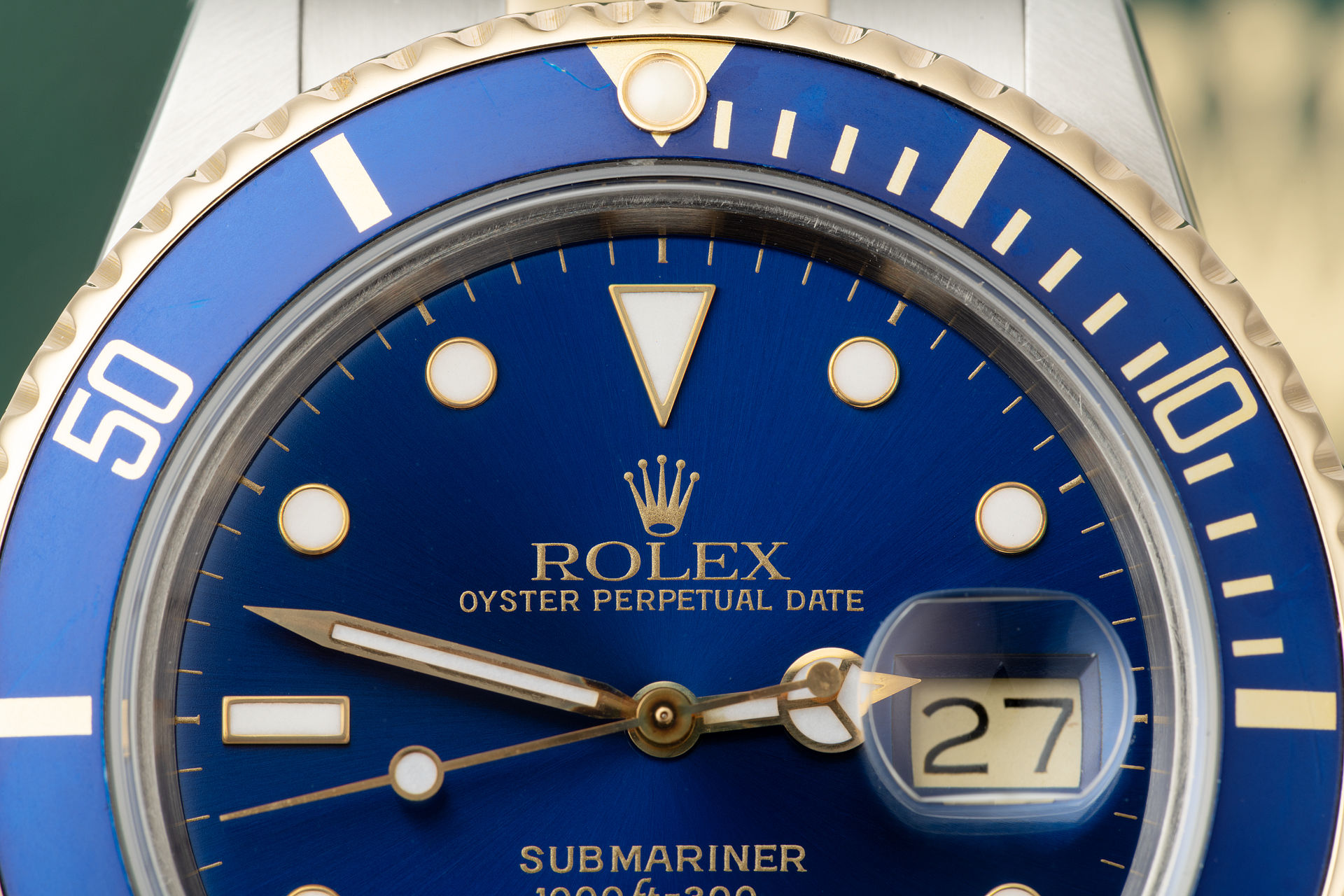 Gold & Steel "Box & Certificate" | ref 16803 | Rolex Submariner Date