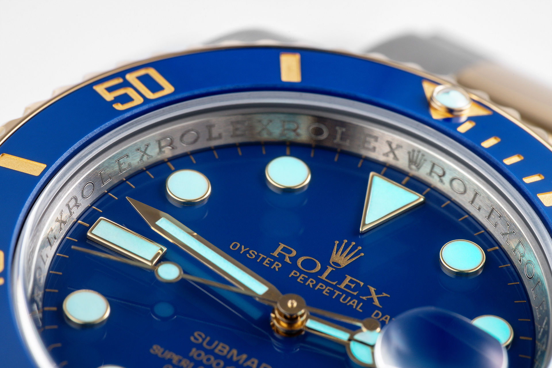 ref 116613LB | Gold & Steel 'Full Set' | Rolex Submariner Date