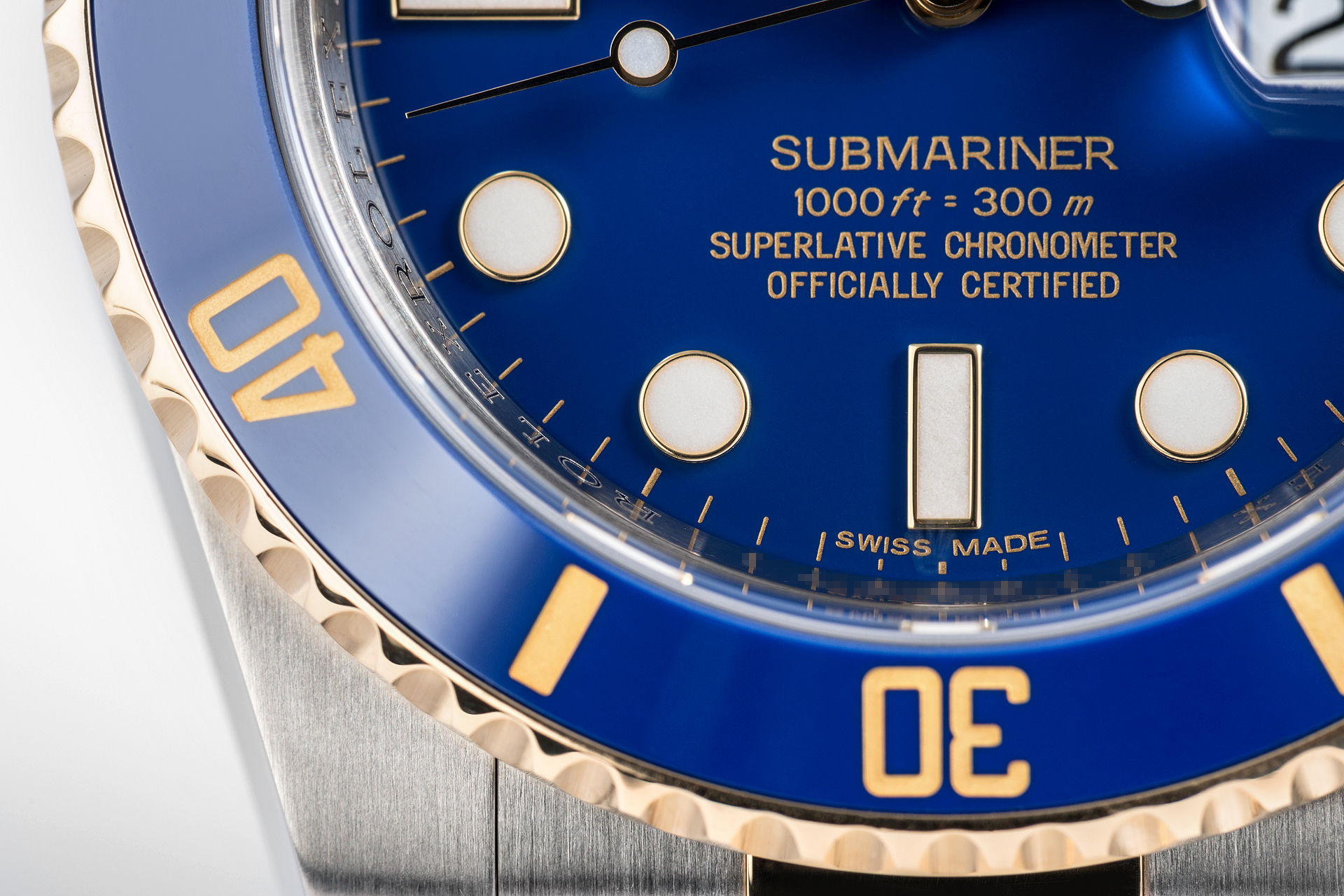 ref 116613LB | Gold & Steel 'Full Set' | Rolex Submariner Date