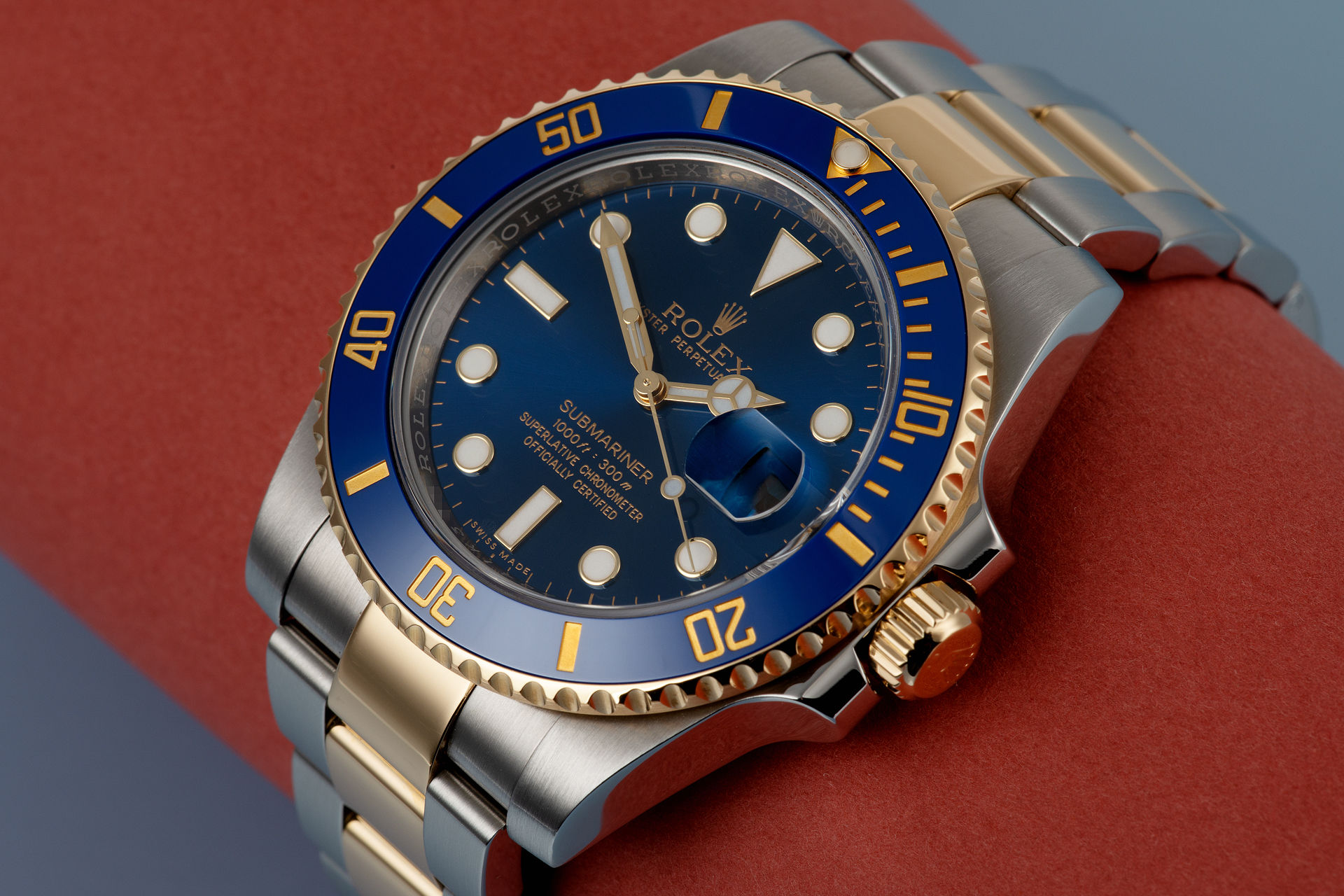 ref 116613LB | Gold & Steel 'Full Set' | Rolex Submariner Date