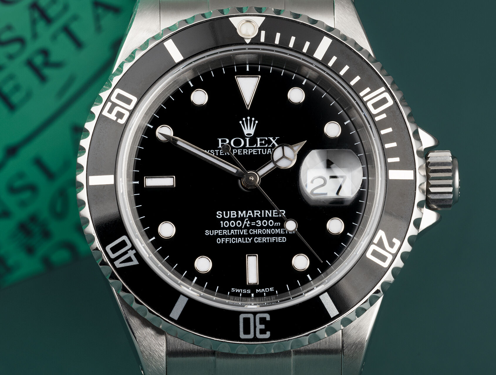 ref 16610 | Just Serviced By Rolex | Rolex Submariner Date