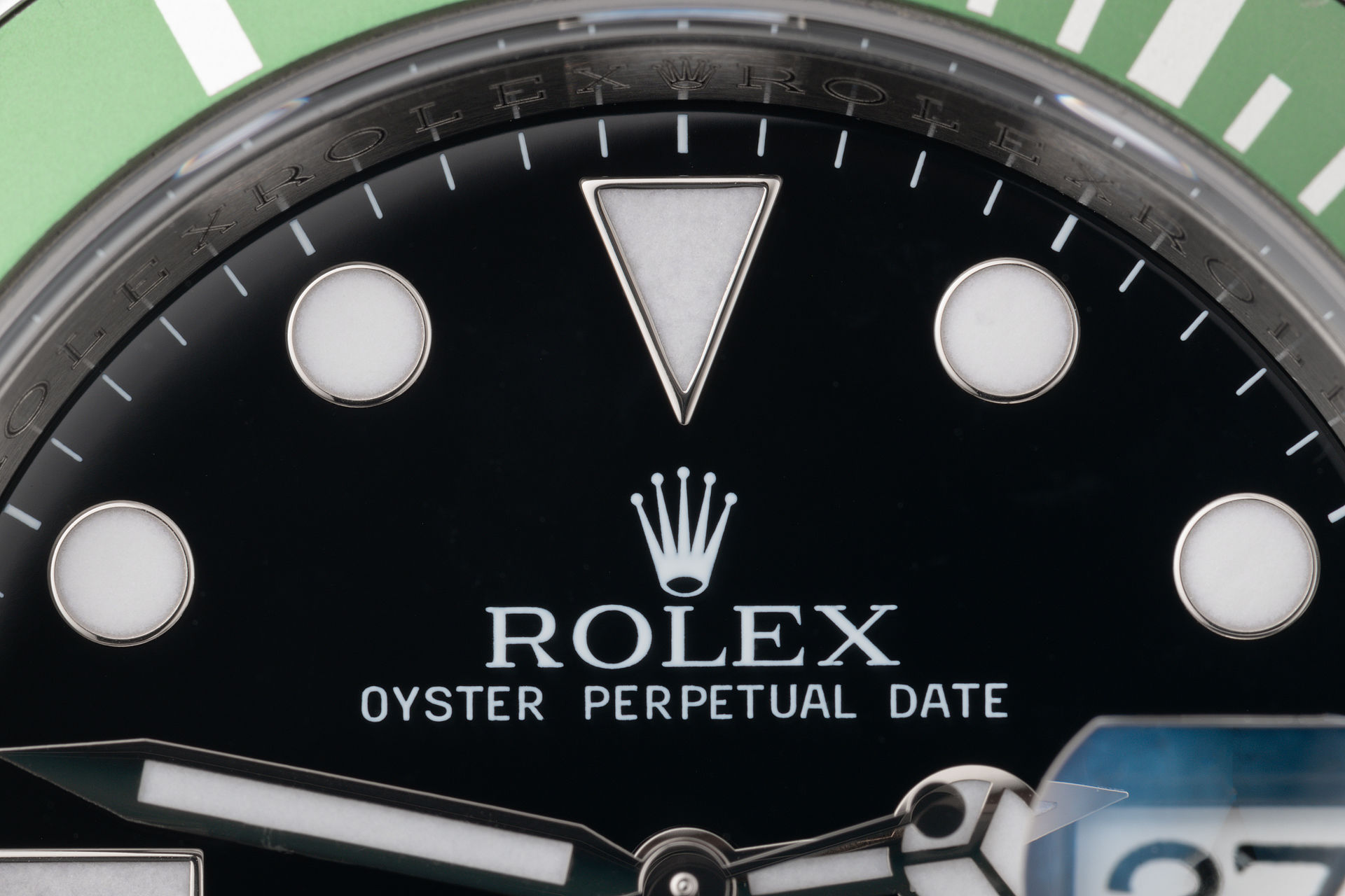 Rolex16610LV Submariner 'Kermit' Flat Four – Newport Watch Club