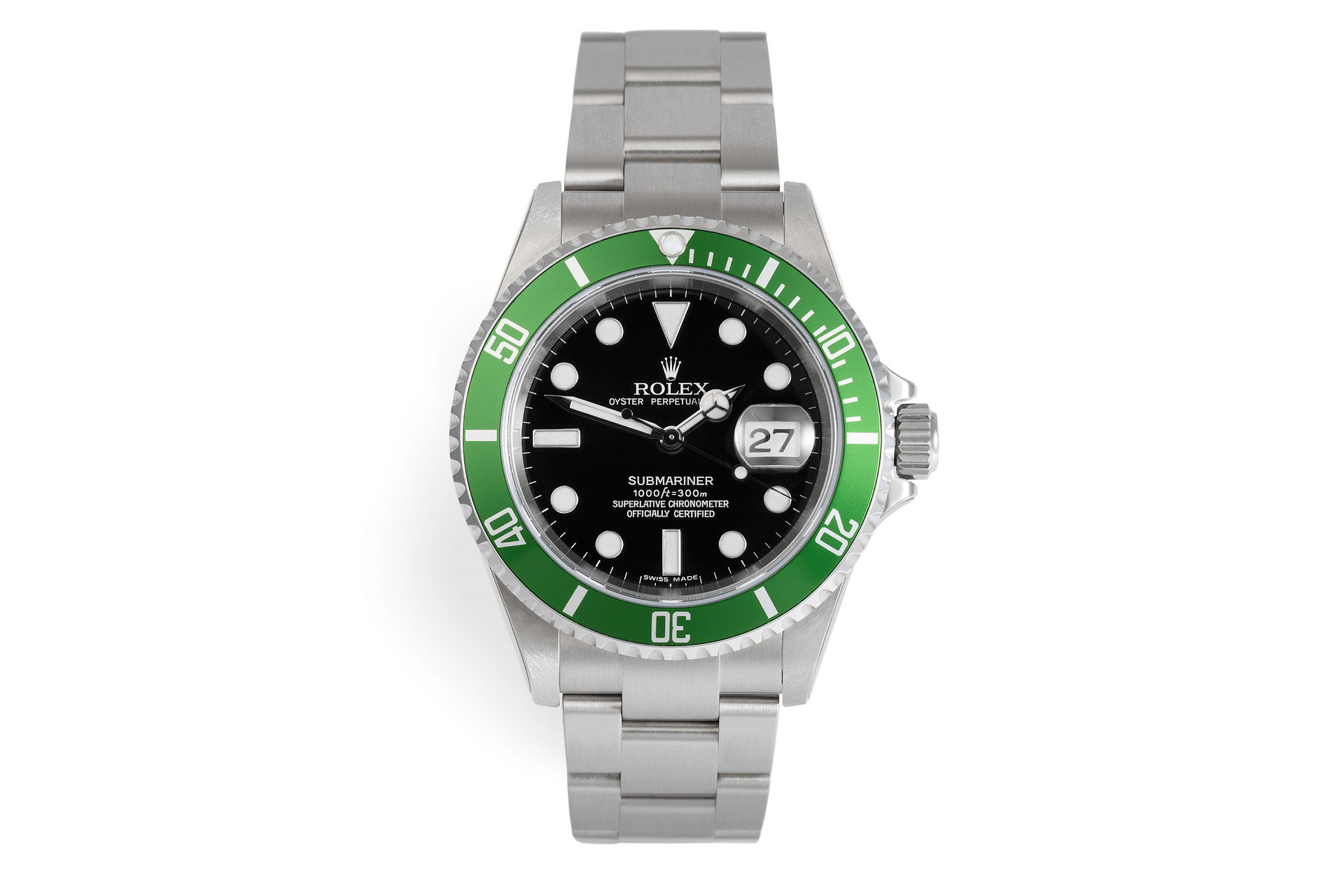 ref 16610LV | 'Mk IV' Green Bezel | Rolex Submariner Date