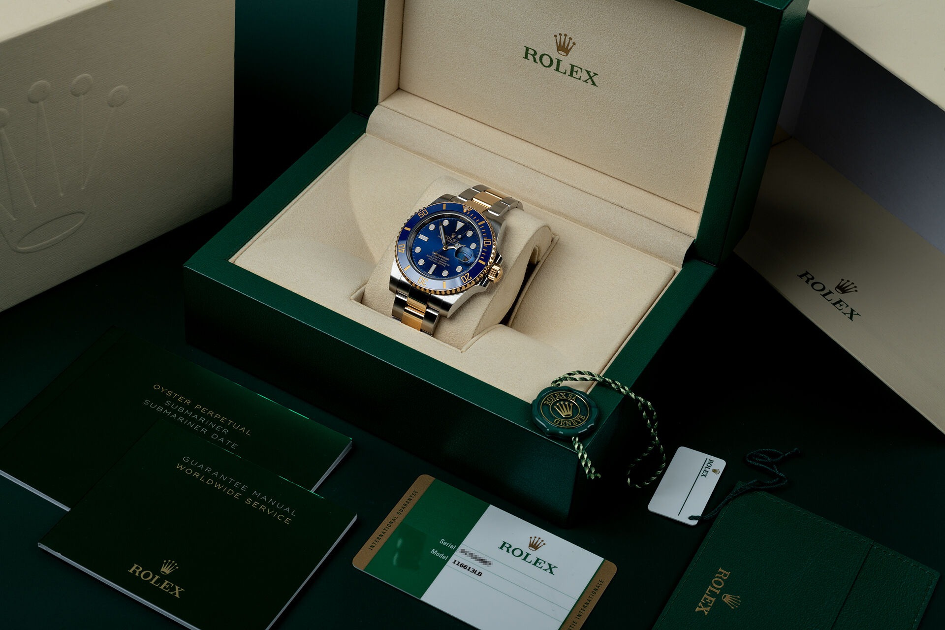 ref 116613LB | 'No Longer In Production' | Rolex Submariner Date