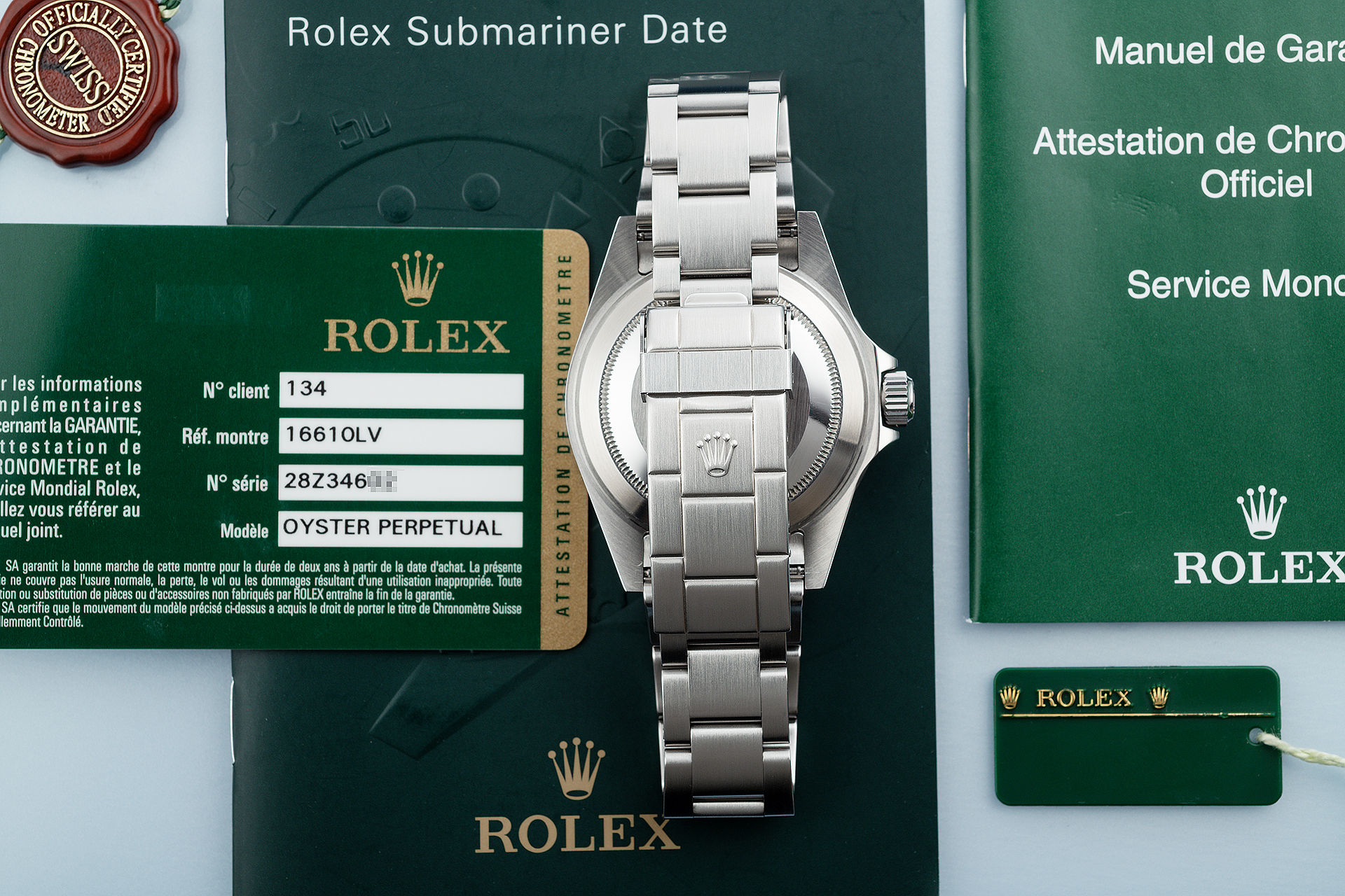 Rolex Submariner Date ref. 16610LV 'Kermit' (2010 Card)