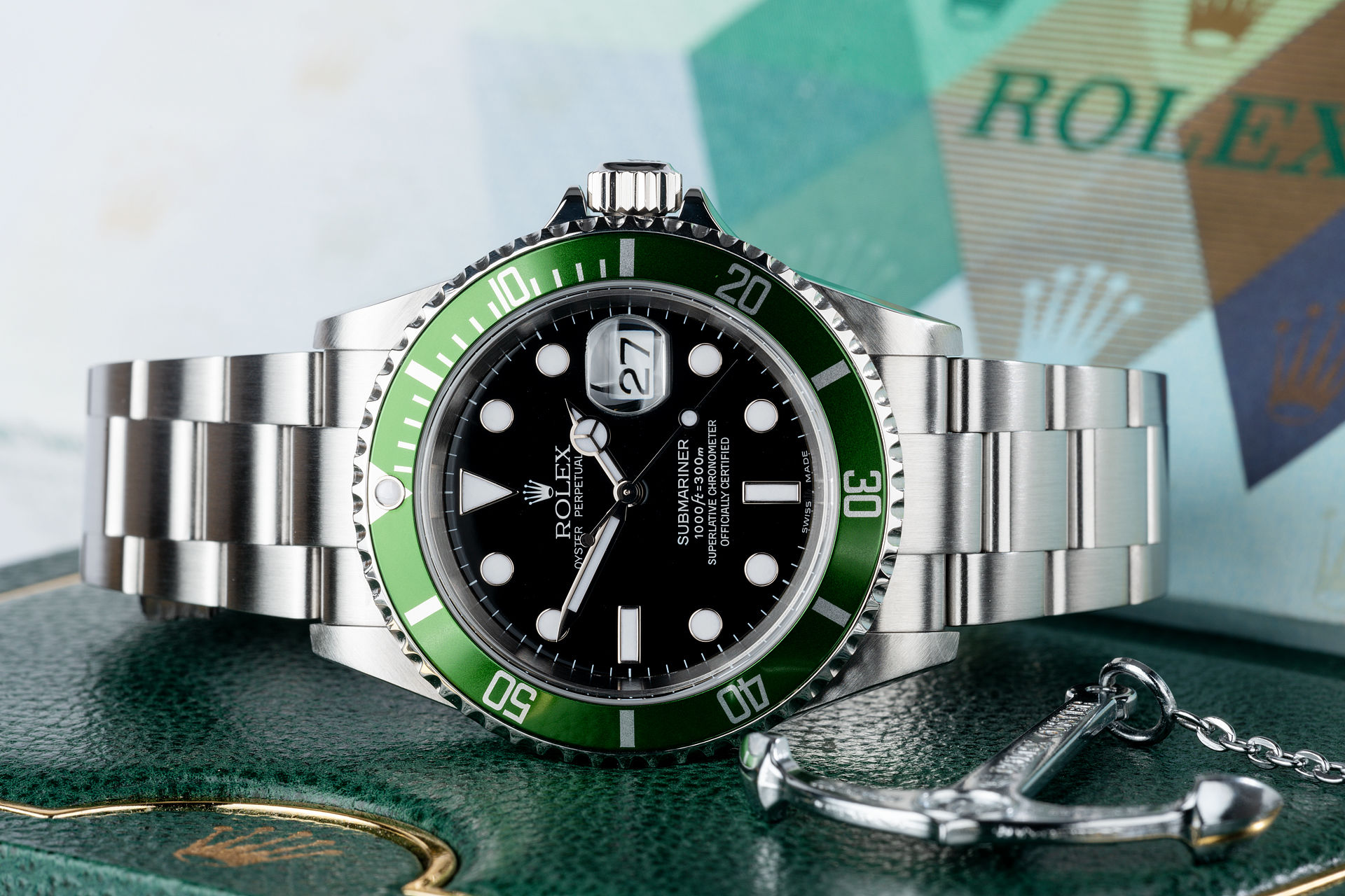 Rolex Submariner 16610LV “KERMIT” Full SET – The Watch Collector