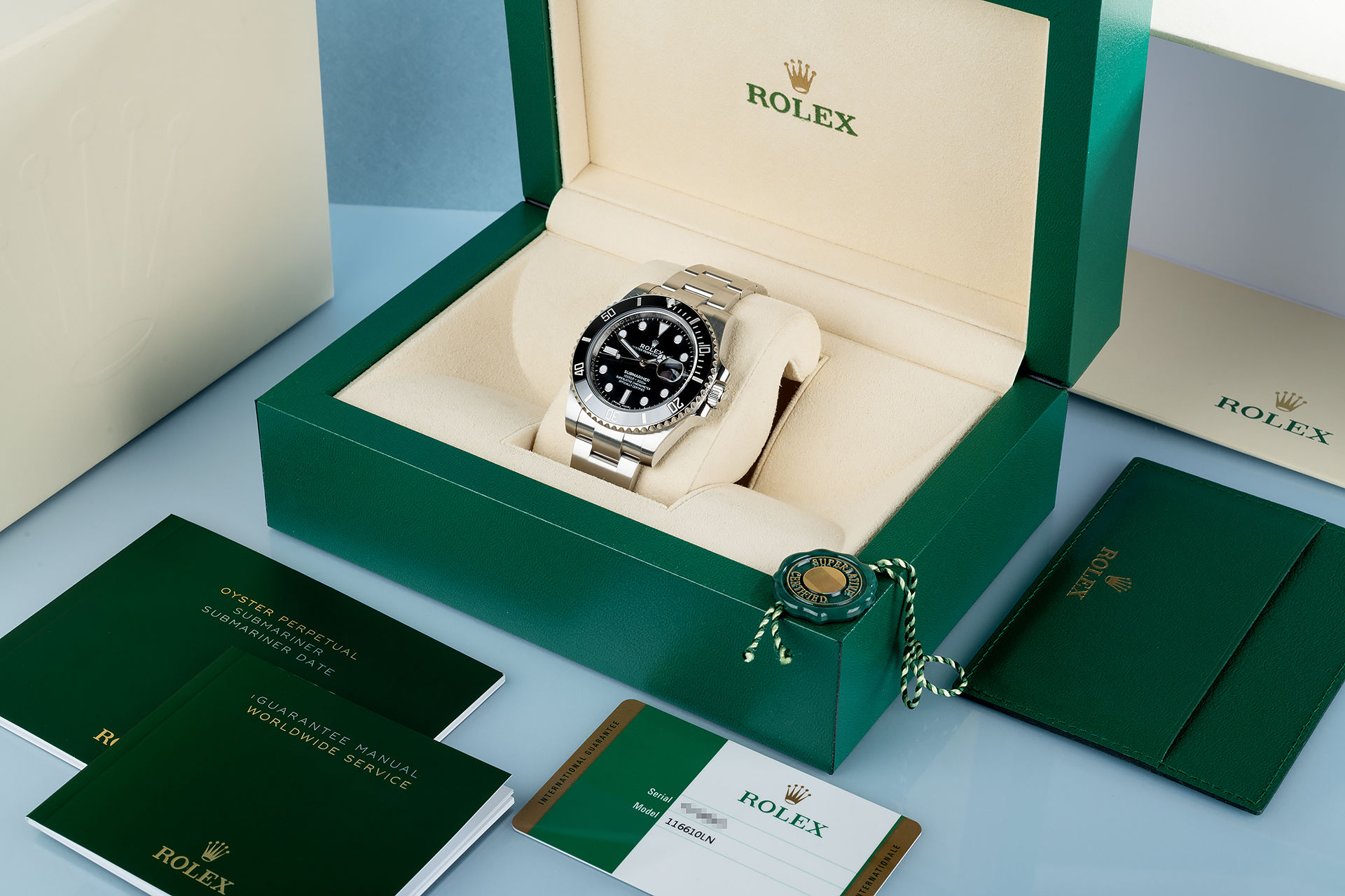 ref 116610LN | Rolex Warranty to 2024 | Rolex Submariner Date