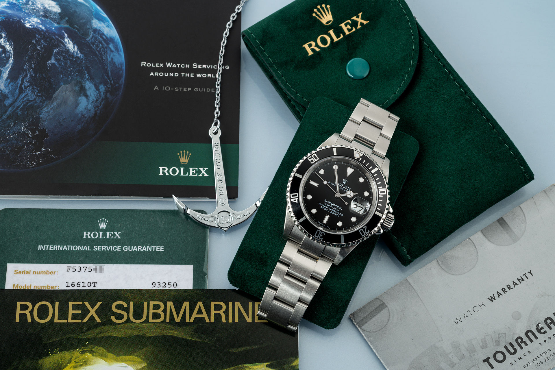 ref 16610 | Rolex Service Papers | Rolex Submariner Date