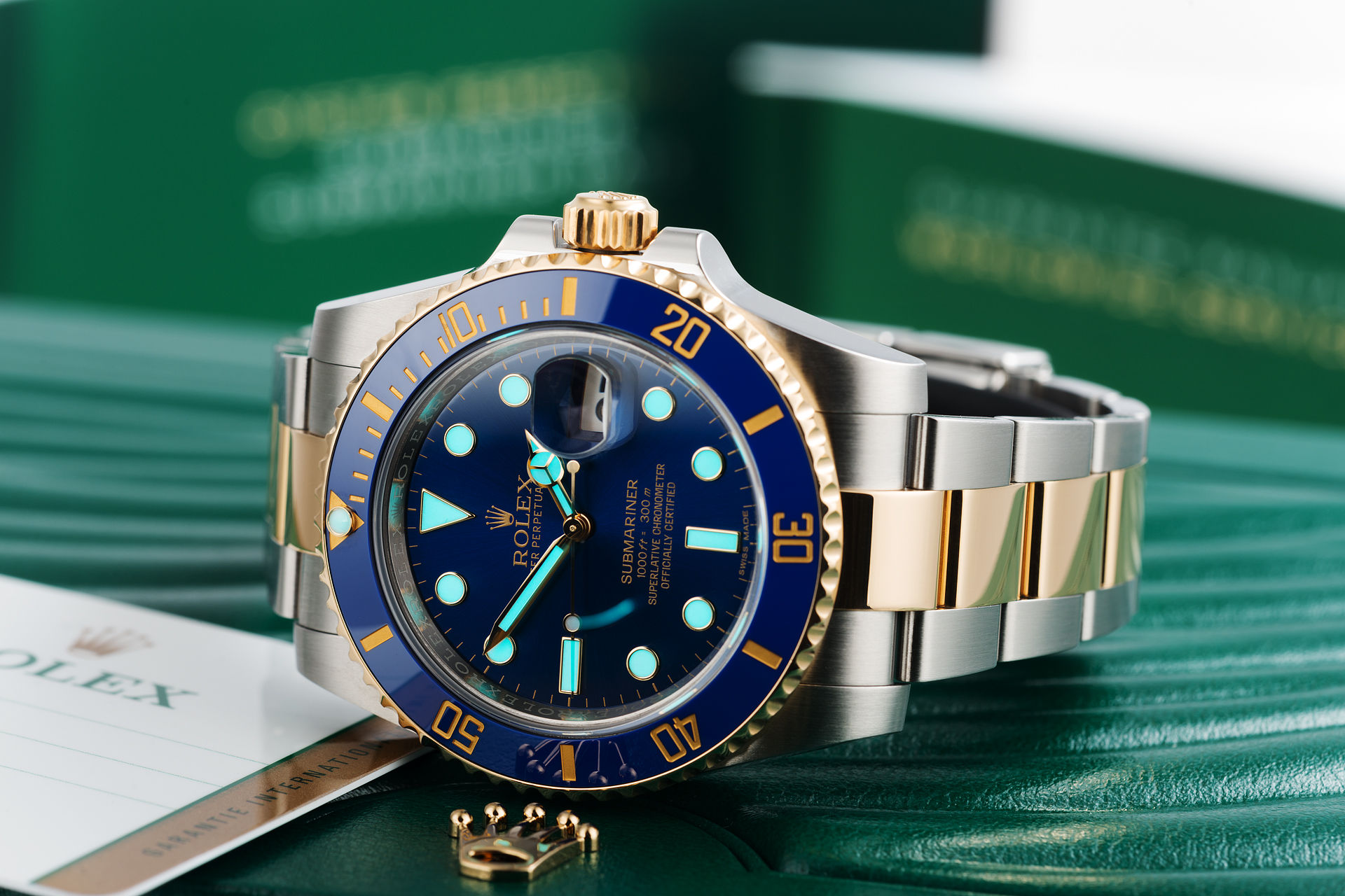 ref 116613LB | Rolex Warranty 'Full Set' | Rolex Submariner Date