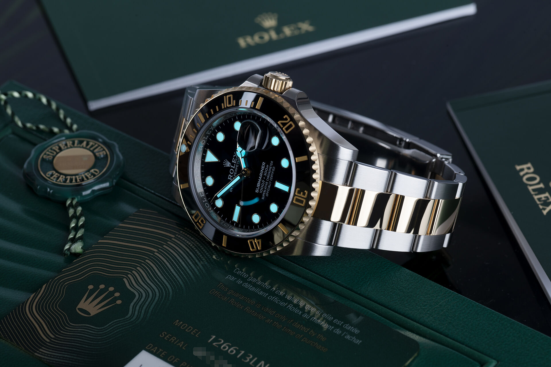 ref 126613LN | Rolex Warranty to 2026 | Rolex Submariner Date