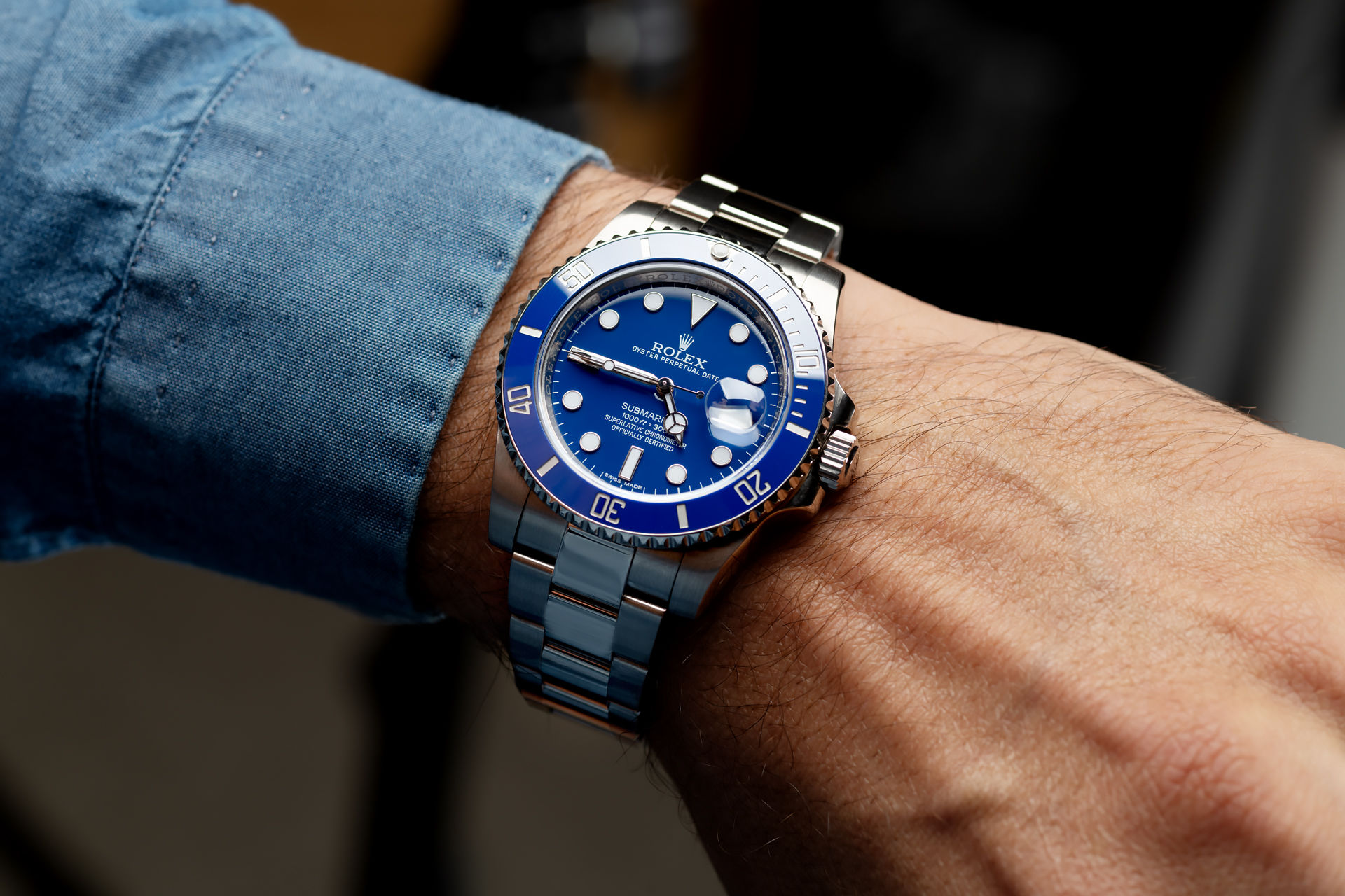 ref 116619LB | Box & Certificate | Rolex Submariner Date